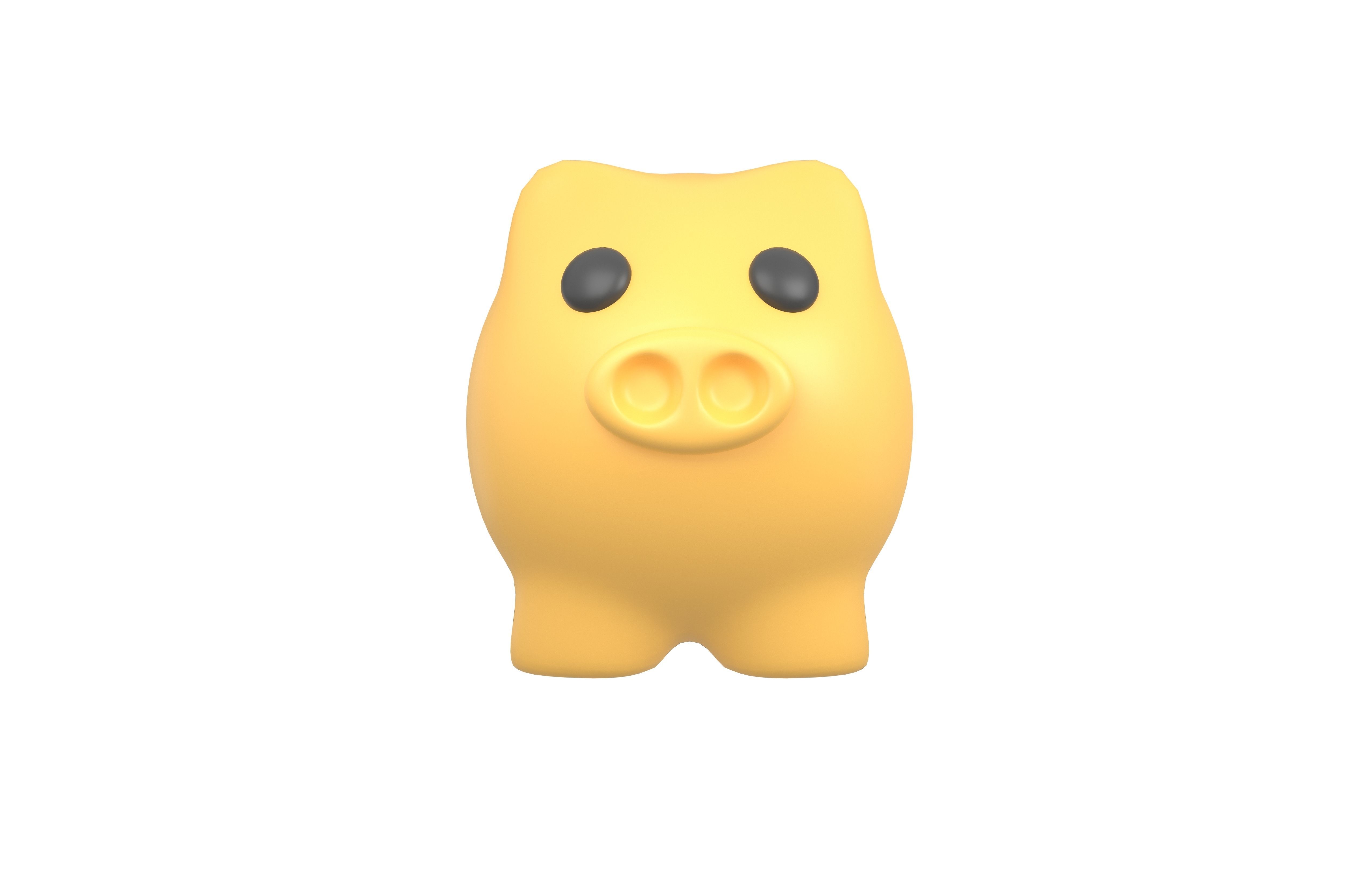 Piggy Bank V1 Pack 02 Low-poly 3D model_27