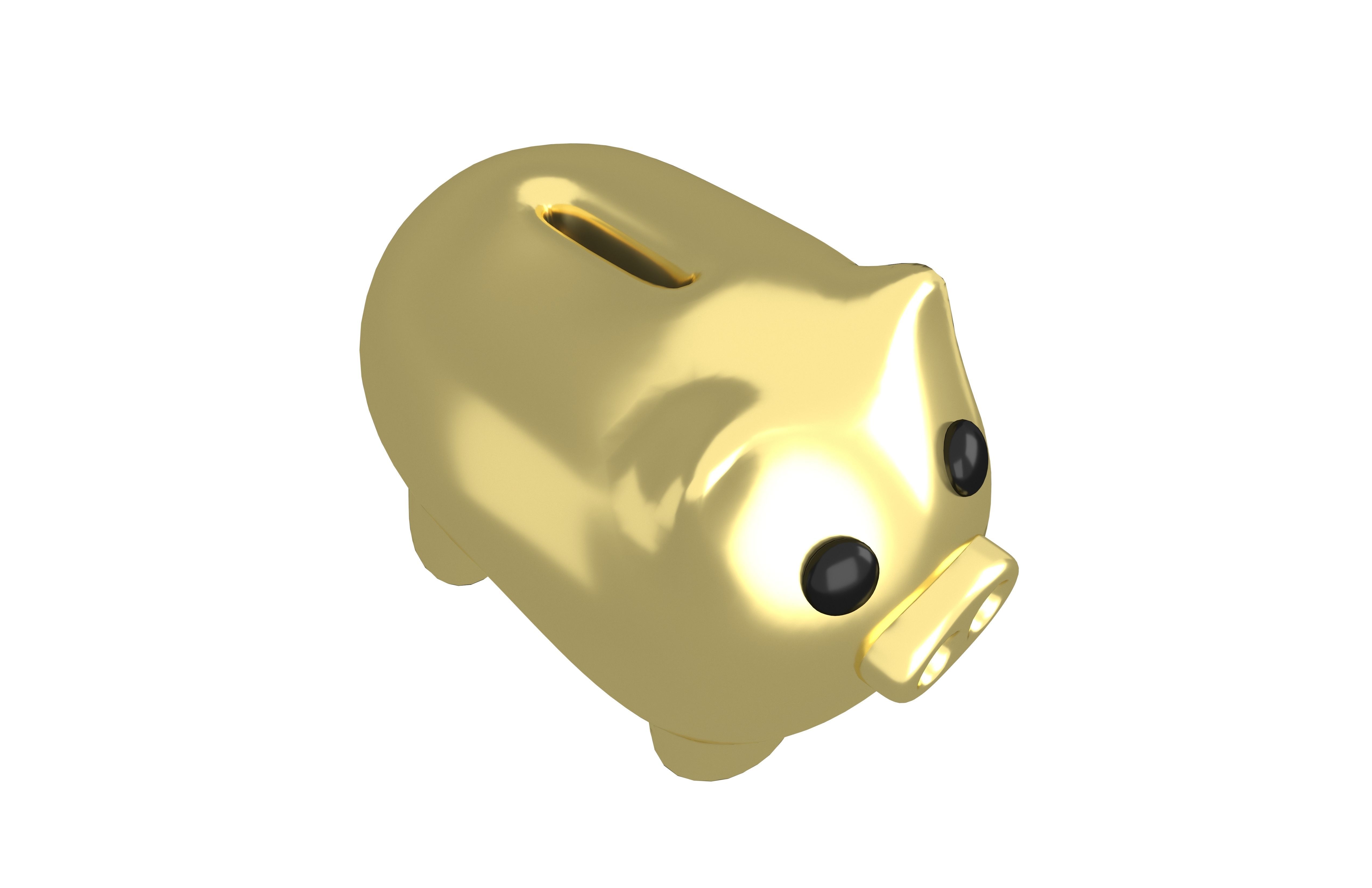 Piggy Bank V1 Pack 02 Low-poly 3D model_75