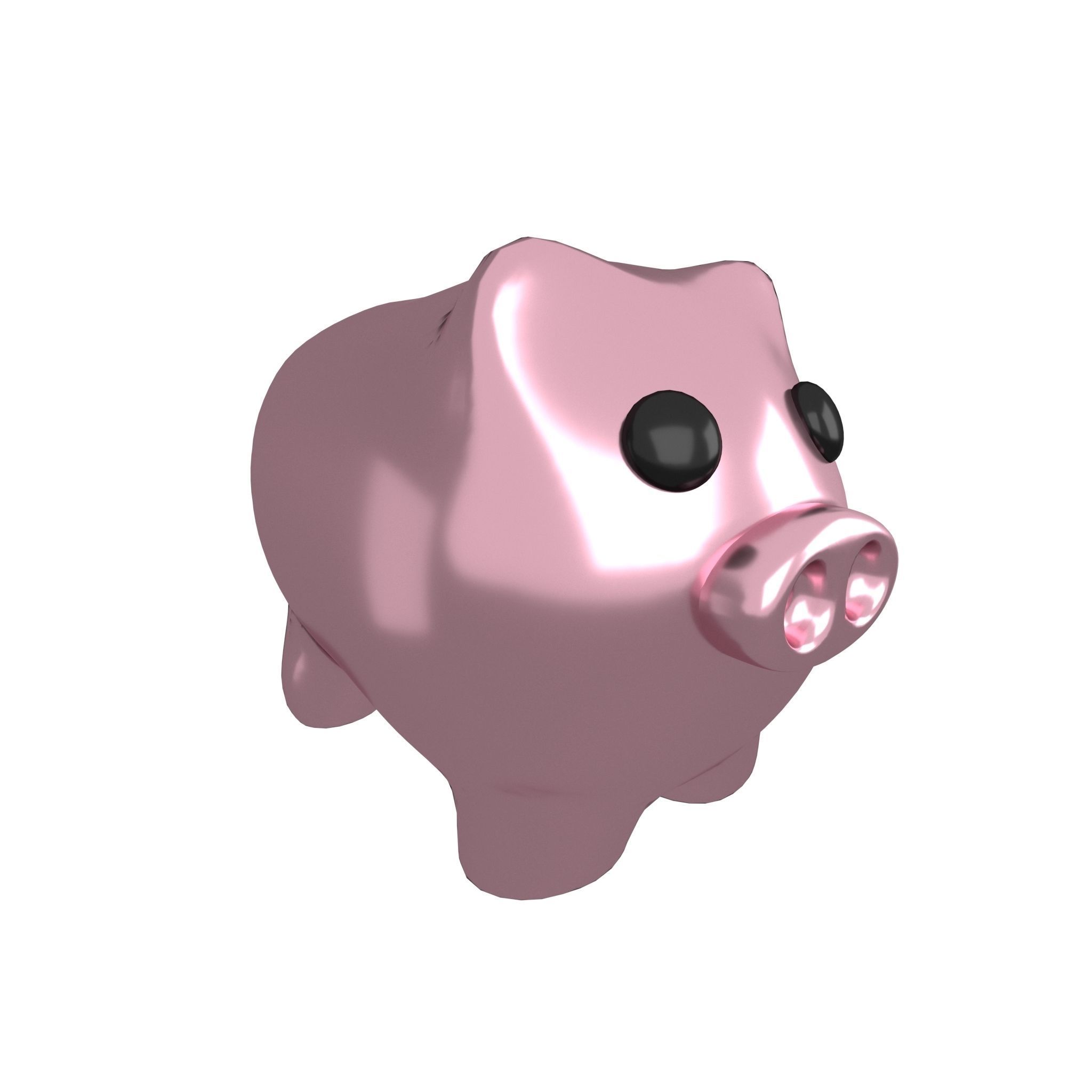 Piggy Bank V1 Pack 02 Low-poly 3D model_49
