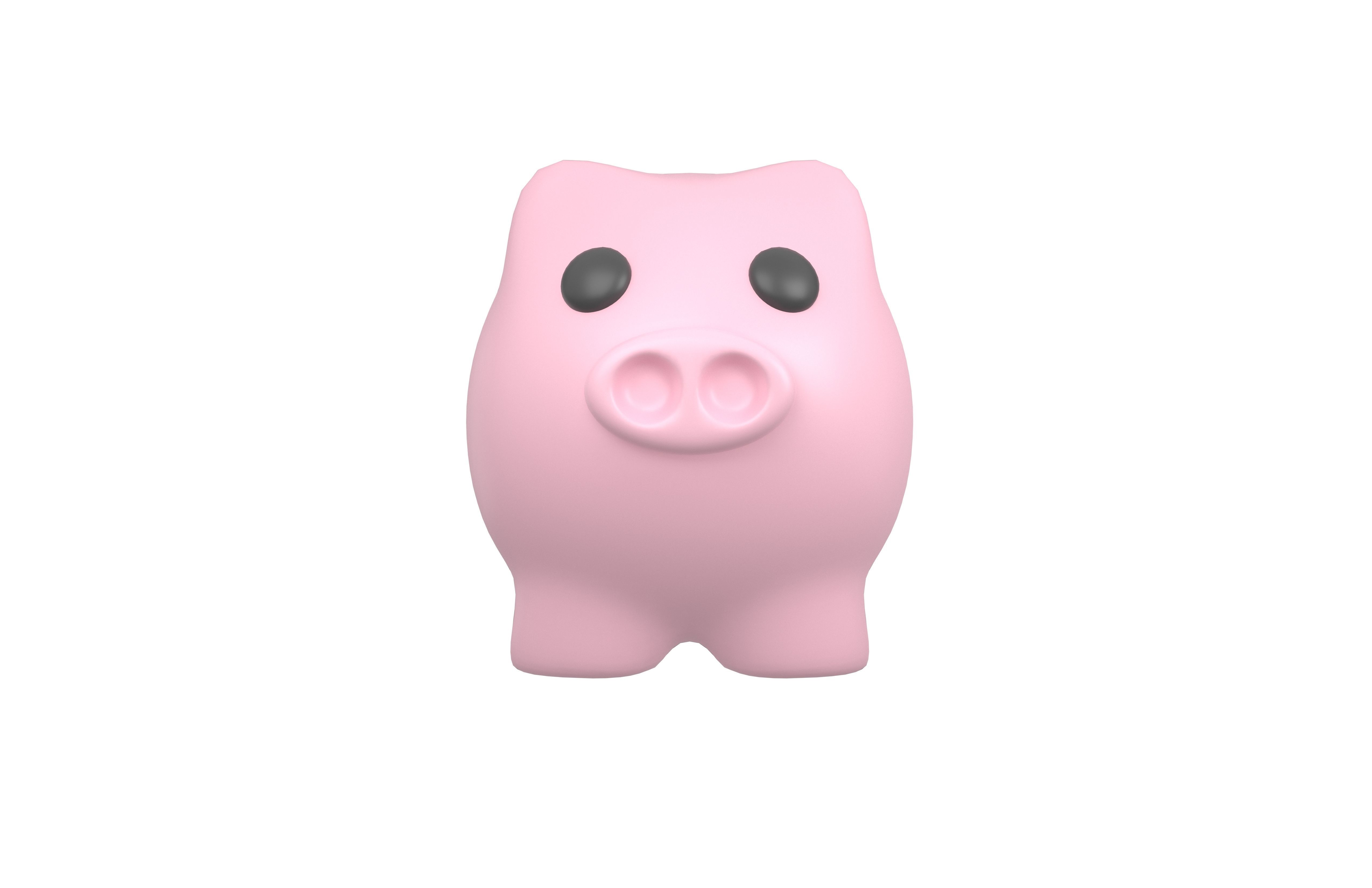 Piggy Bank V1 Pack 02 Low-poly 3D model_51