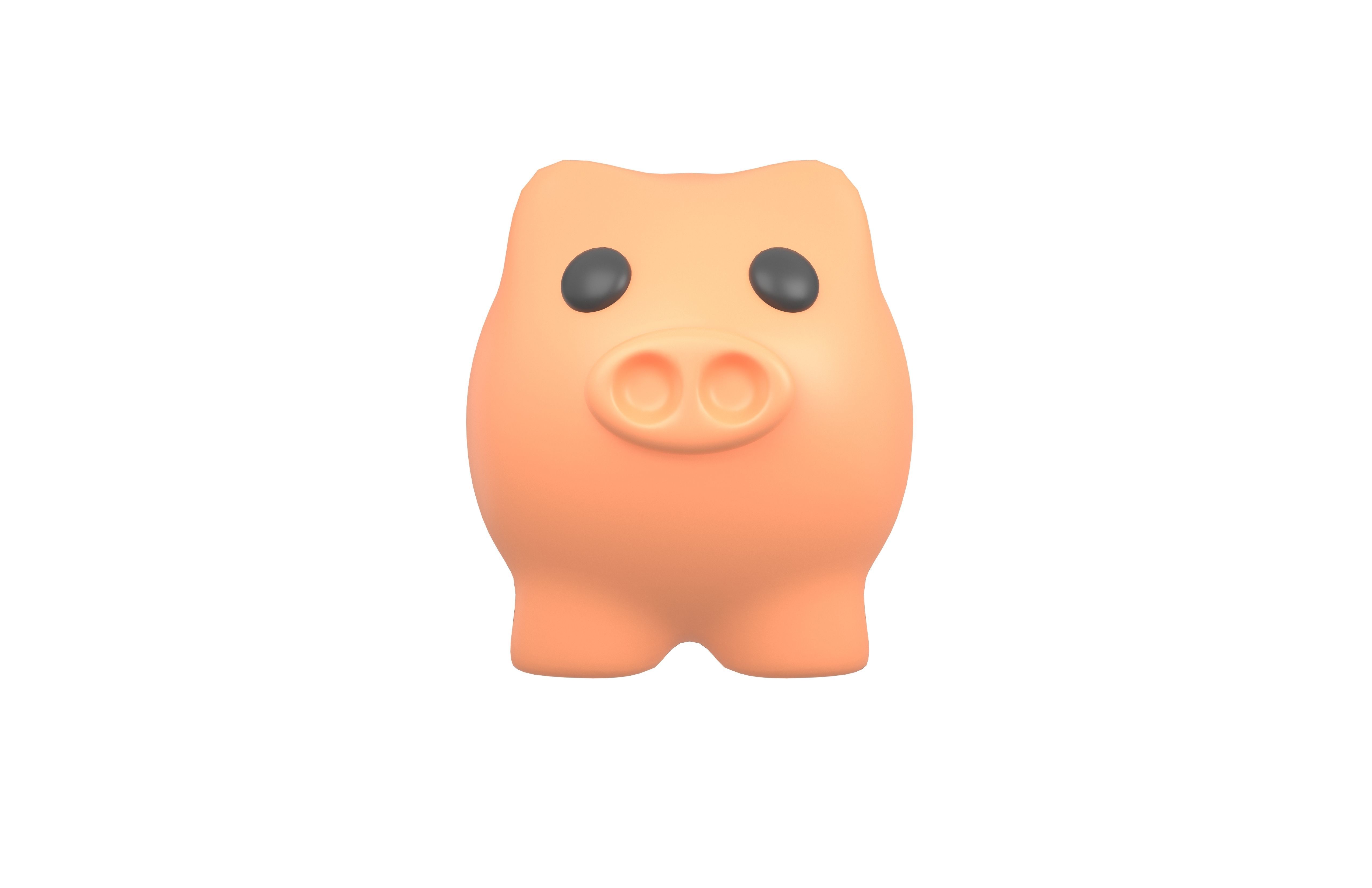 Piggy Bank V1 Pack 02 Low-poly 3D model_56