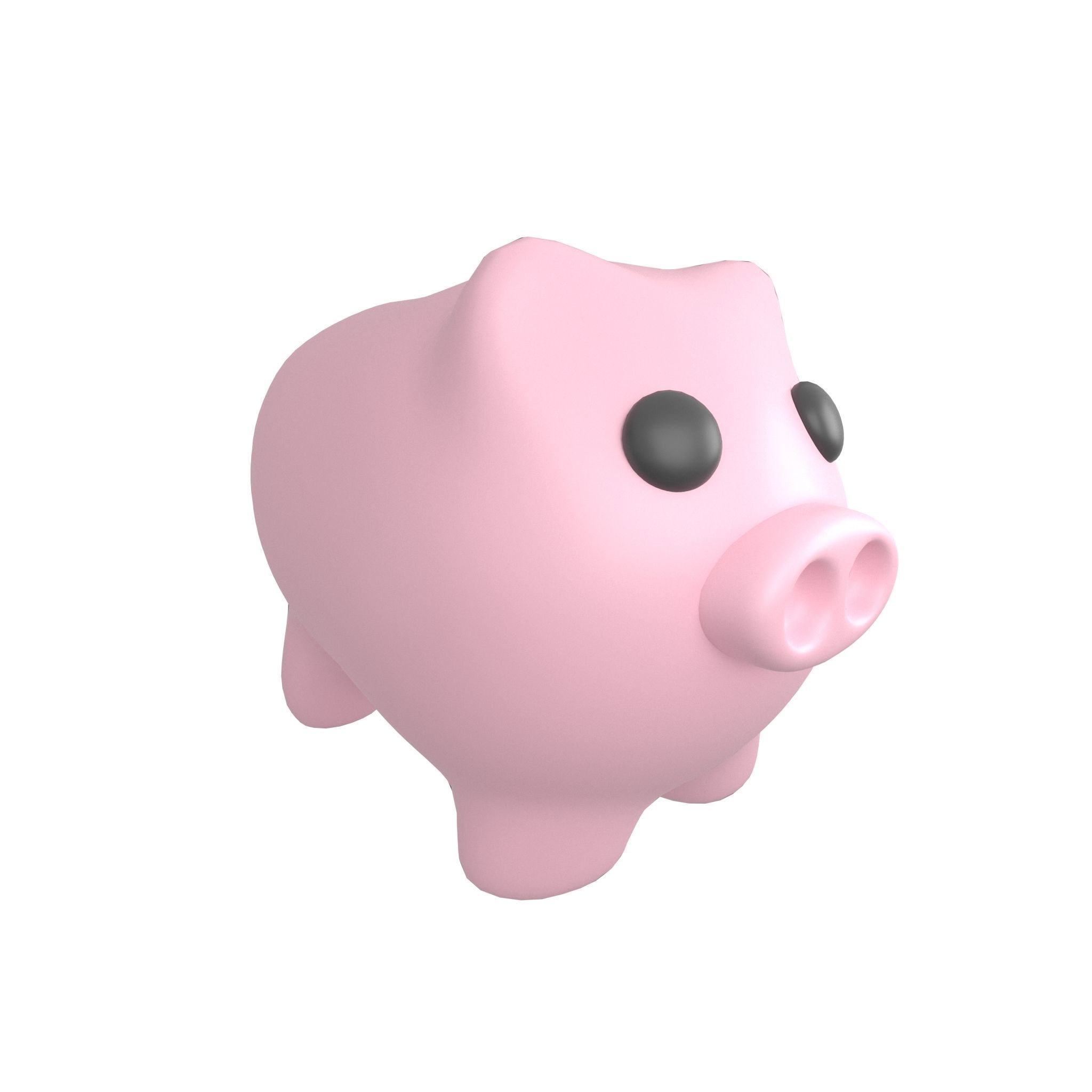 Piggy Bank V1 Pack 02 Low-poly 3D model_19