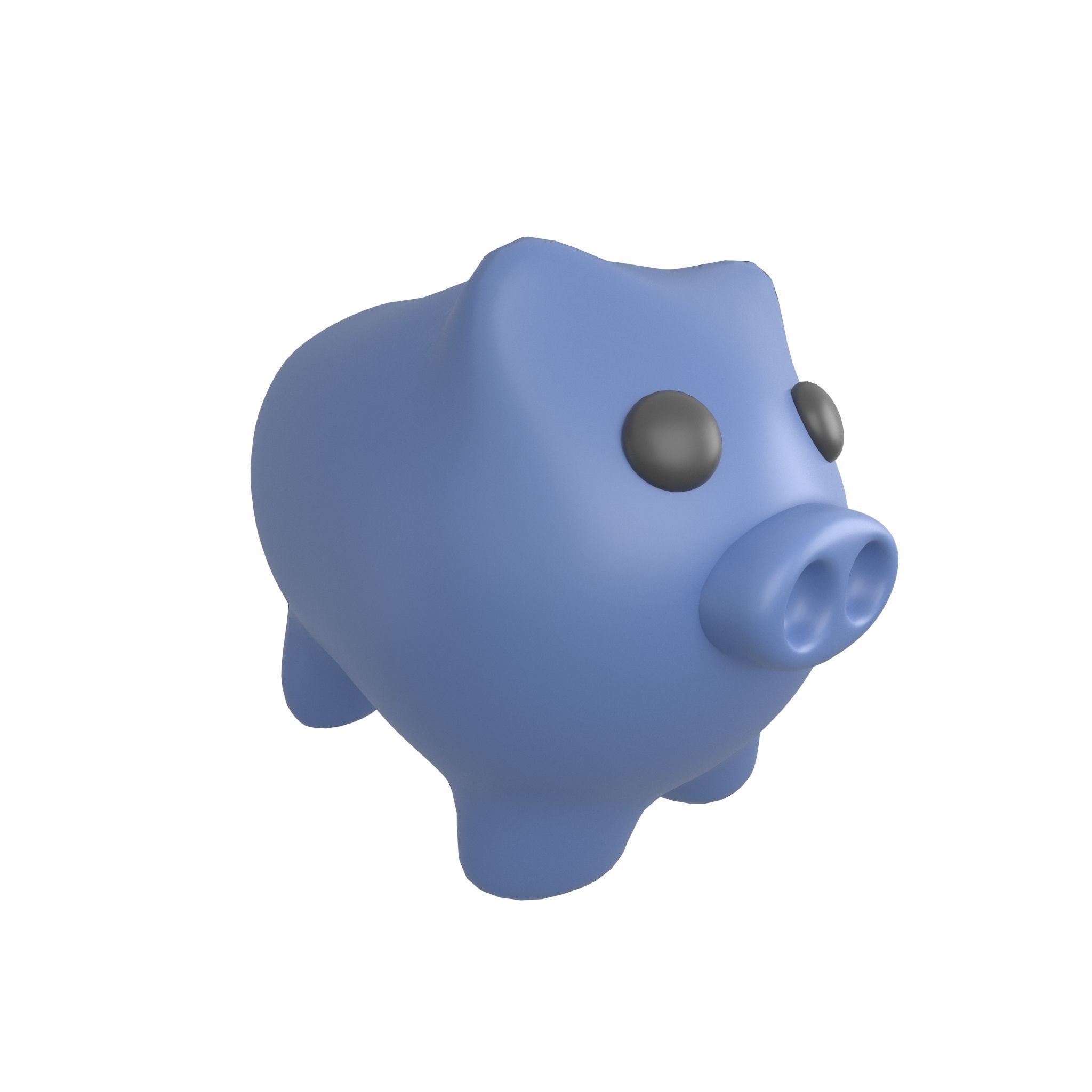 Piggy Bank V1 Pack 02 Low-poly 3D model_39