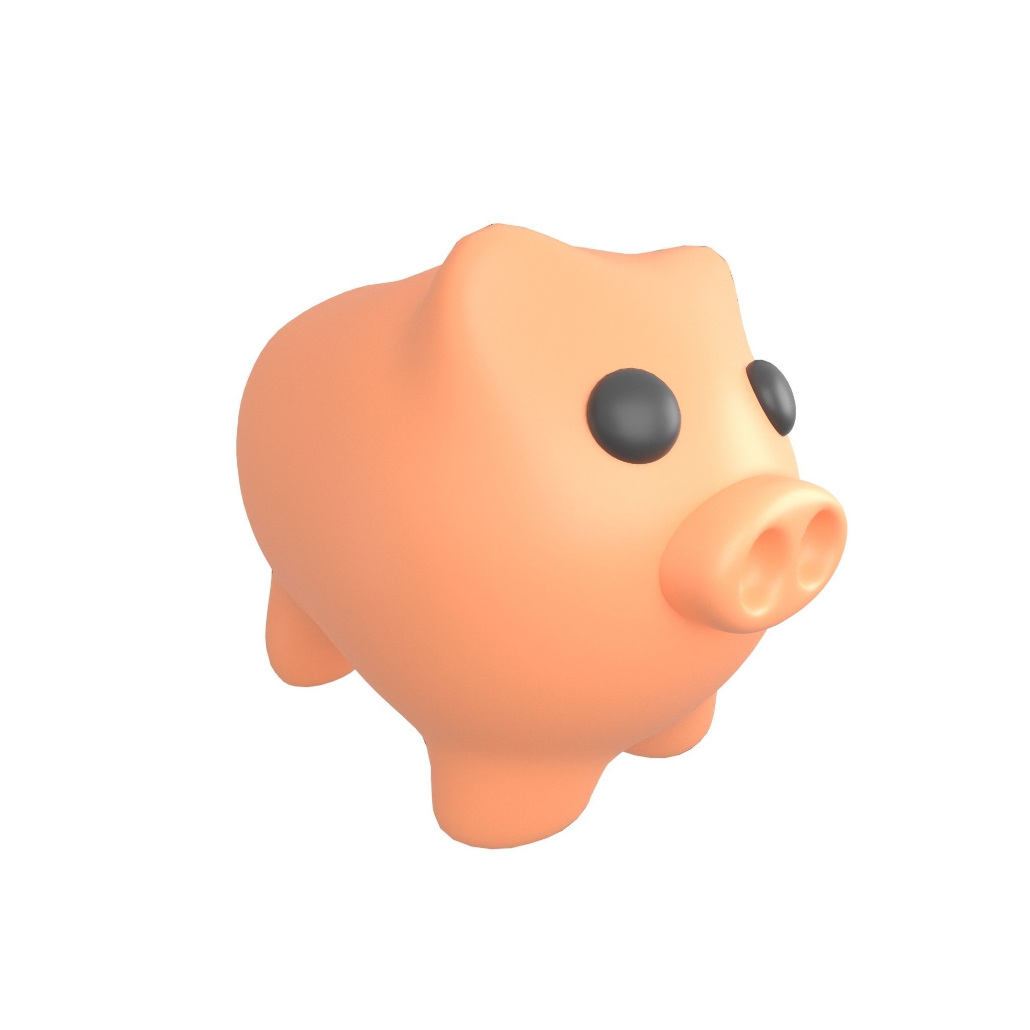 Piggy Bank V1 Pack 02 Low-poly 3D model_23