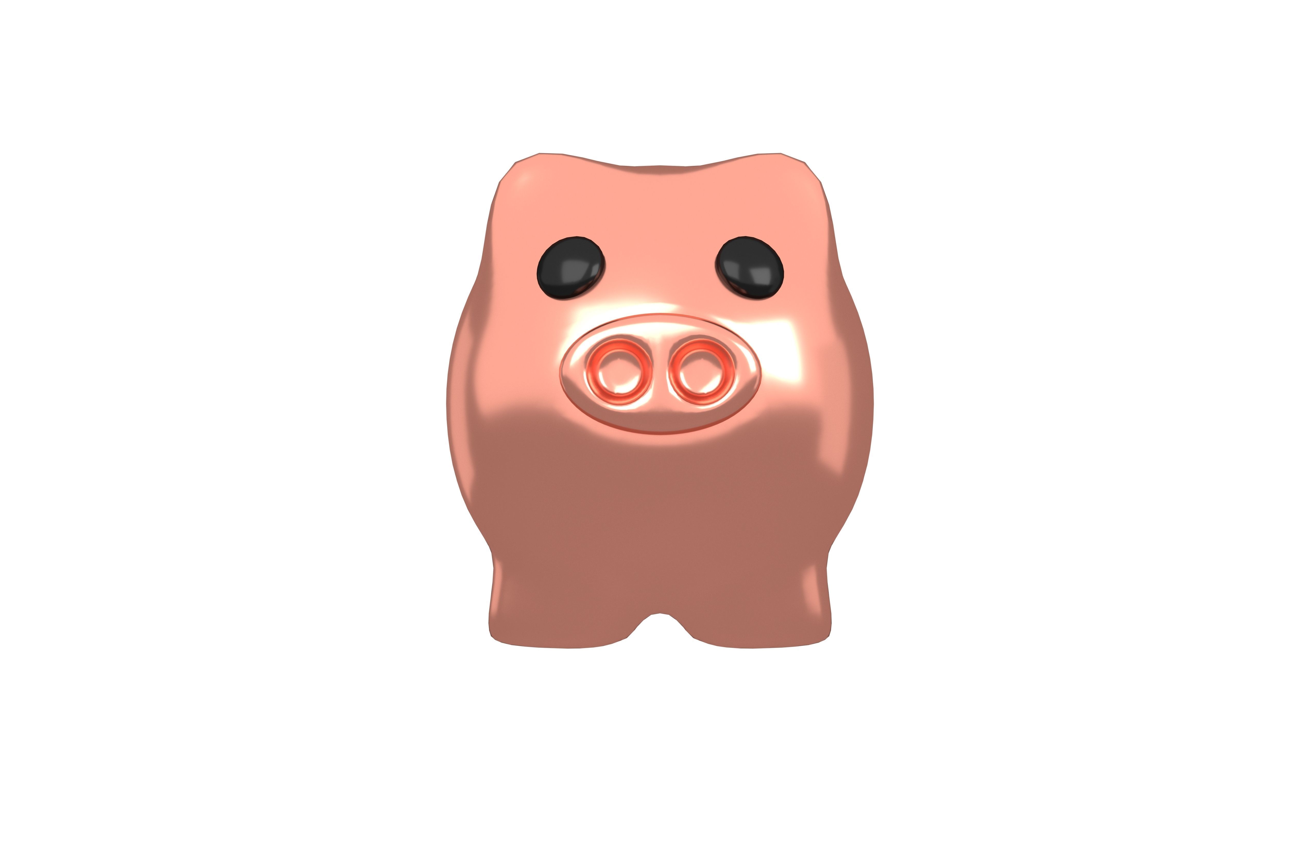 Piggy Bank V1 Pack 02 Low-poly 3D model_60