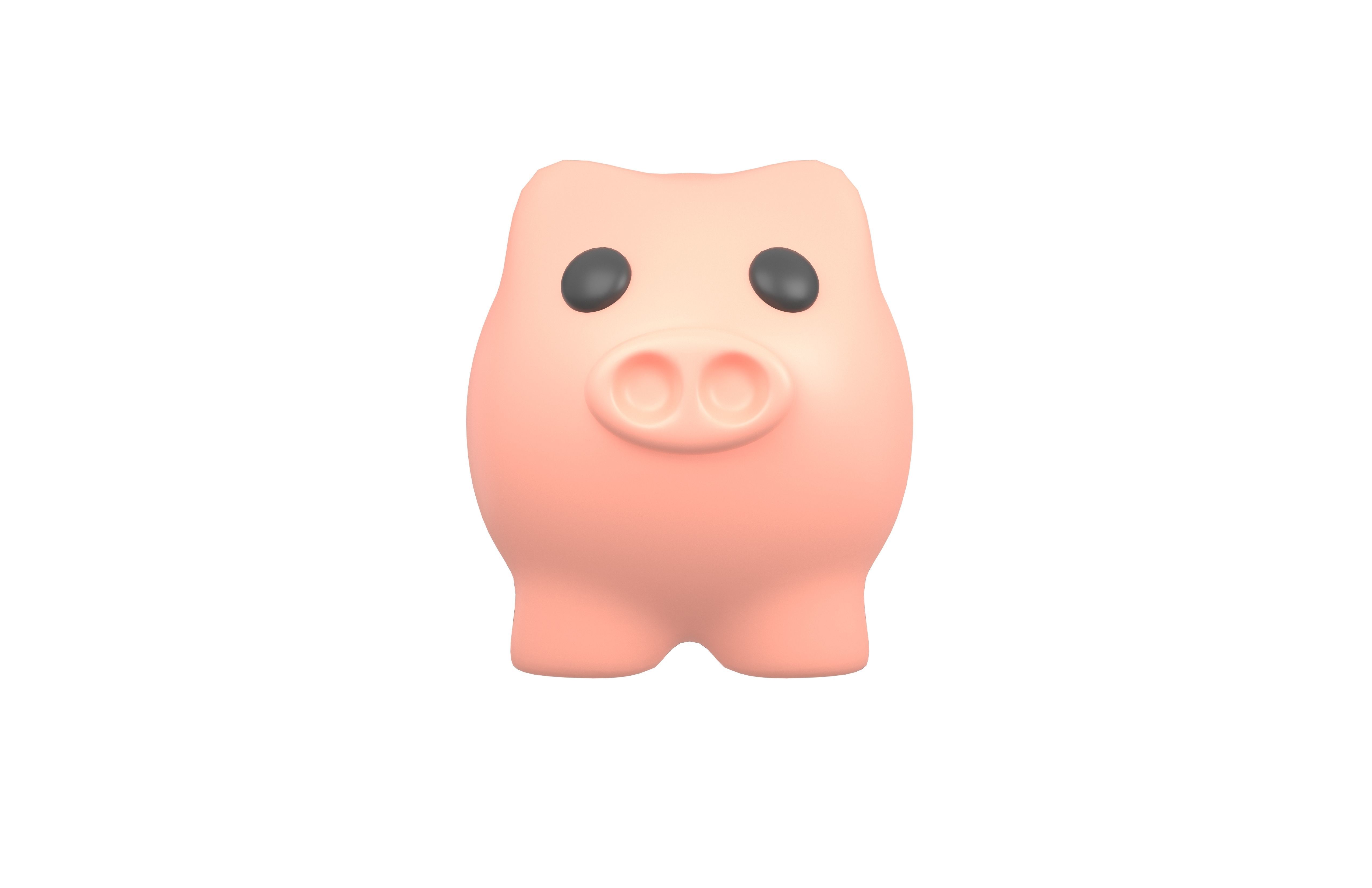 Piggy Bank V1 Pack 02 Low-poly 3D model_36