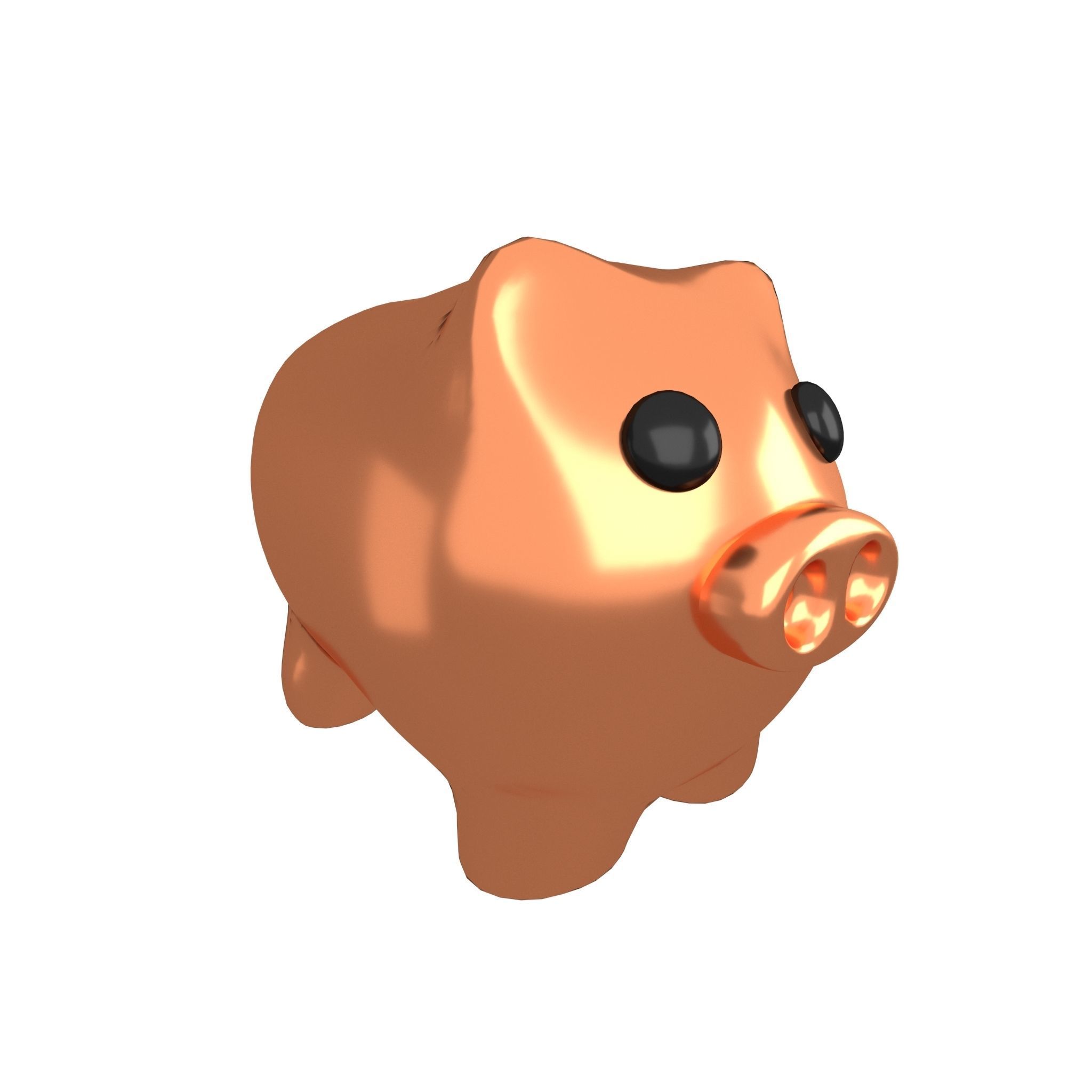 Piggy Bank V1 Pack 02 Low-poly 3D model_47