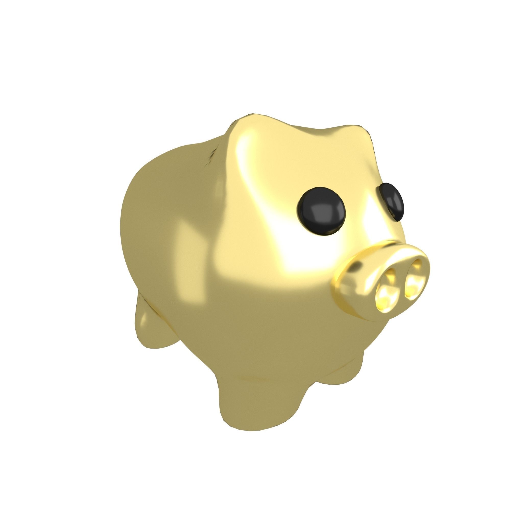 Piggy Bank V1 Pack 02 Low-poly 3D model_41
