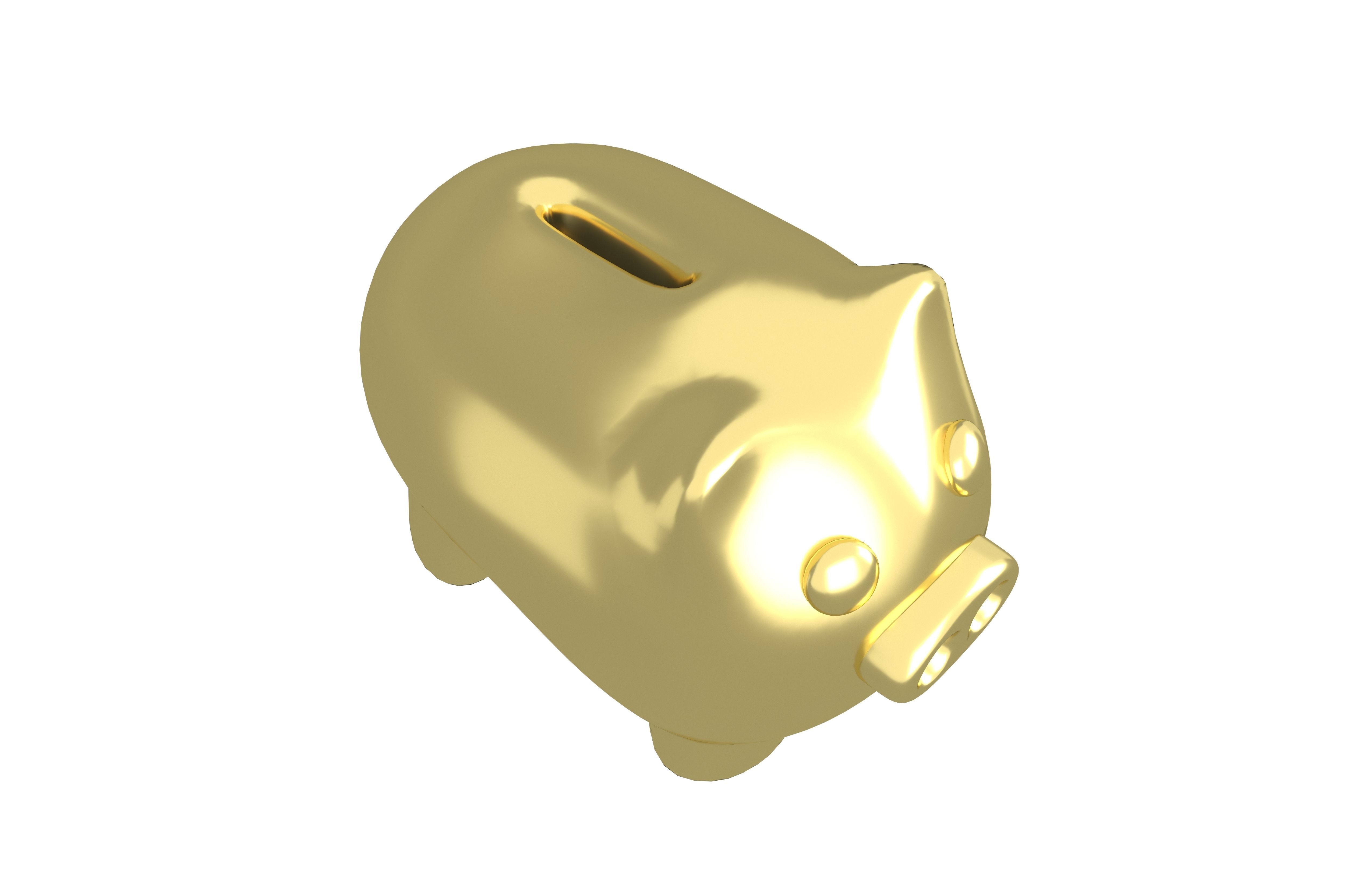 Piggy Bank V1 Pack 02 Low-poly 3D model_73