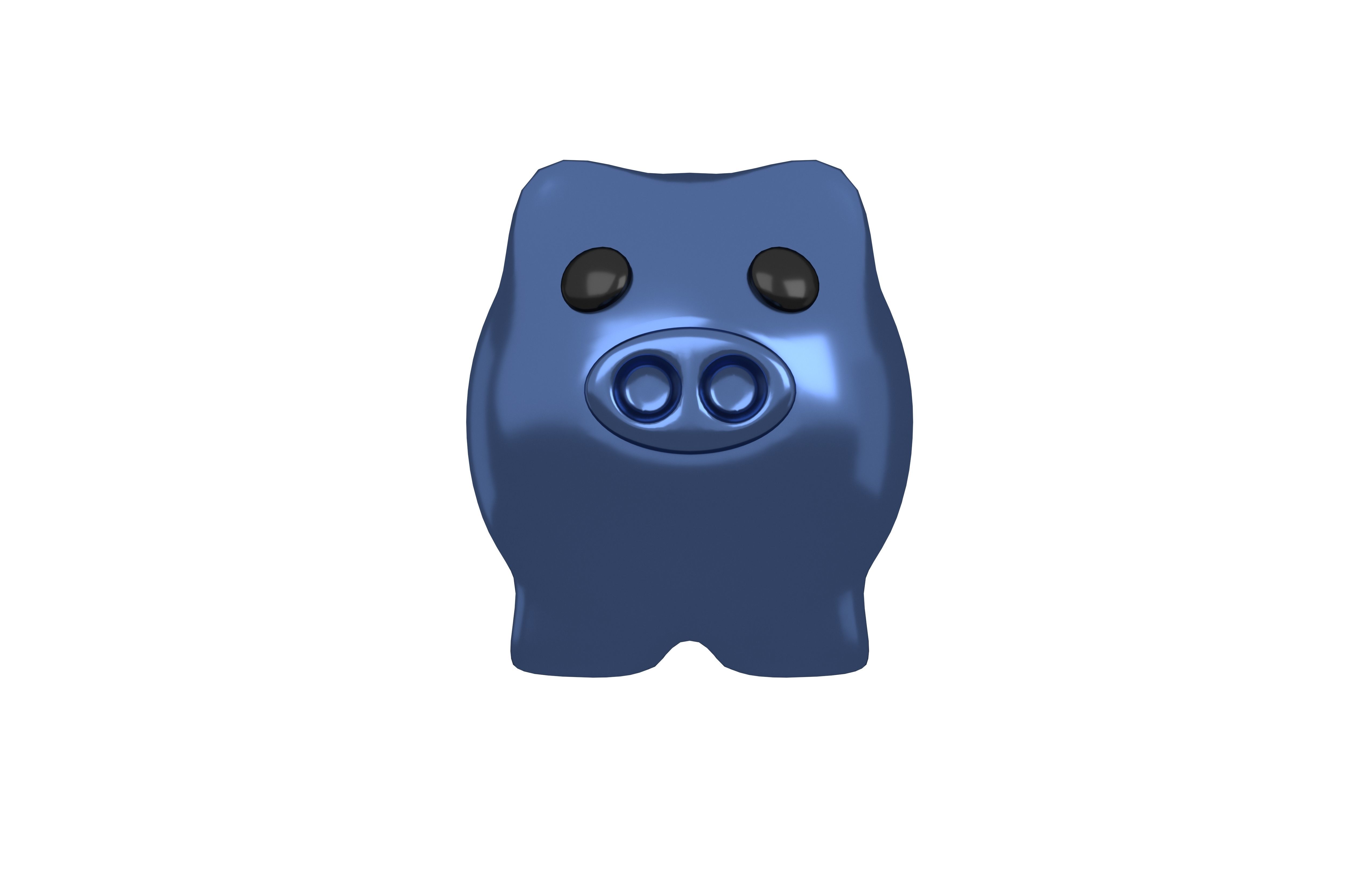 Piggy Bank V1 Pack 02 Low-poly 3D model_3