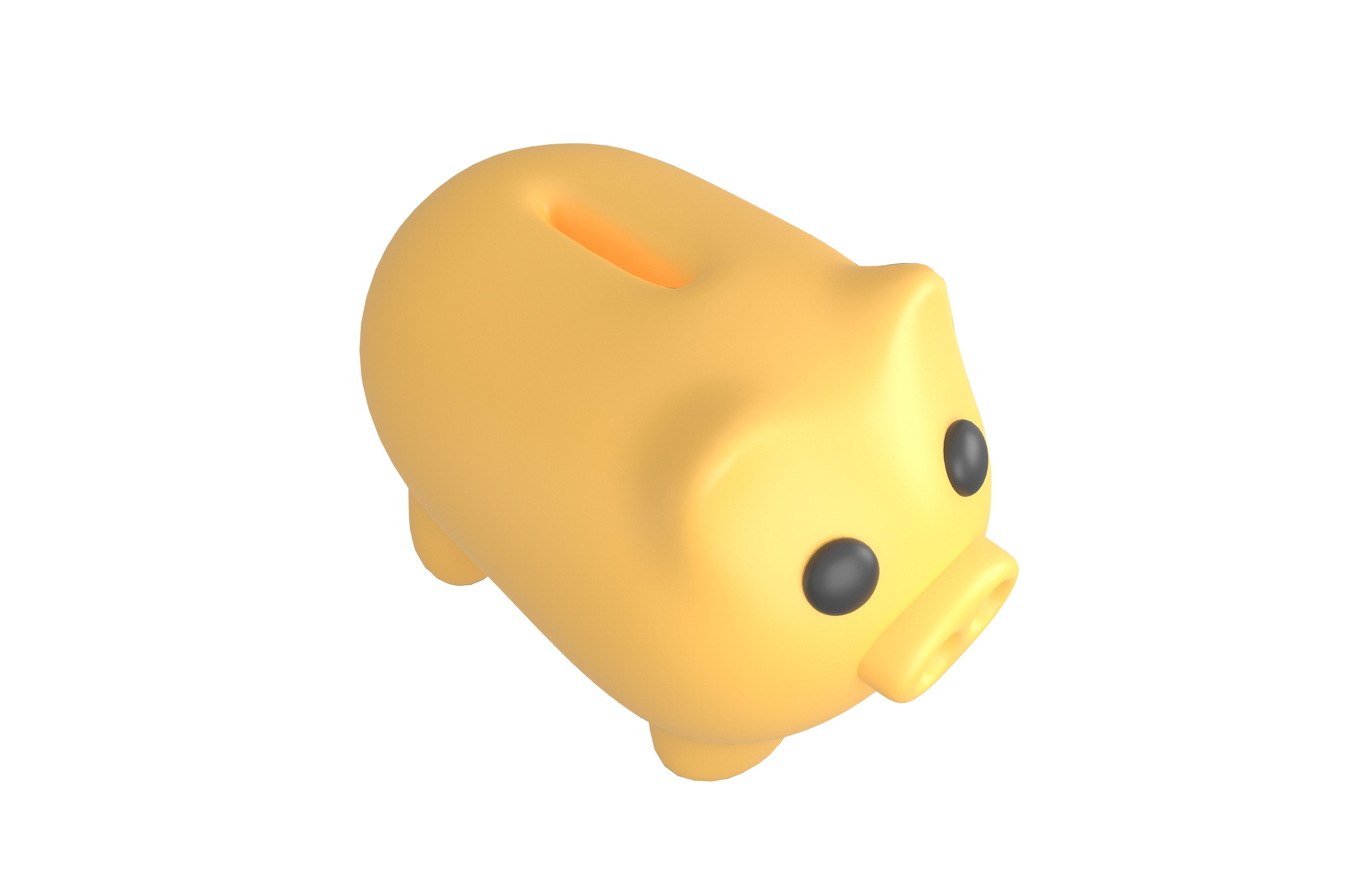 Piggy Bank V1 Pack 02 Low-poly 3D model_66