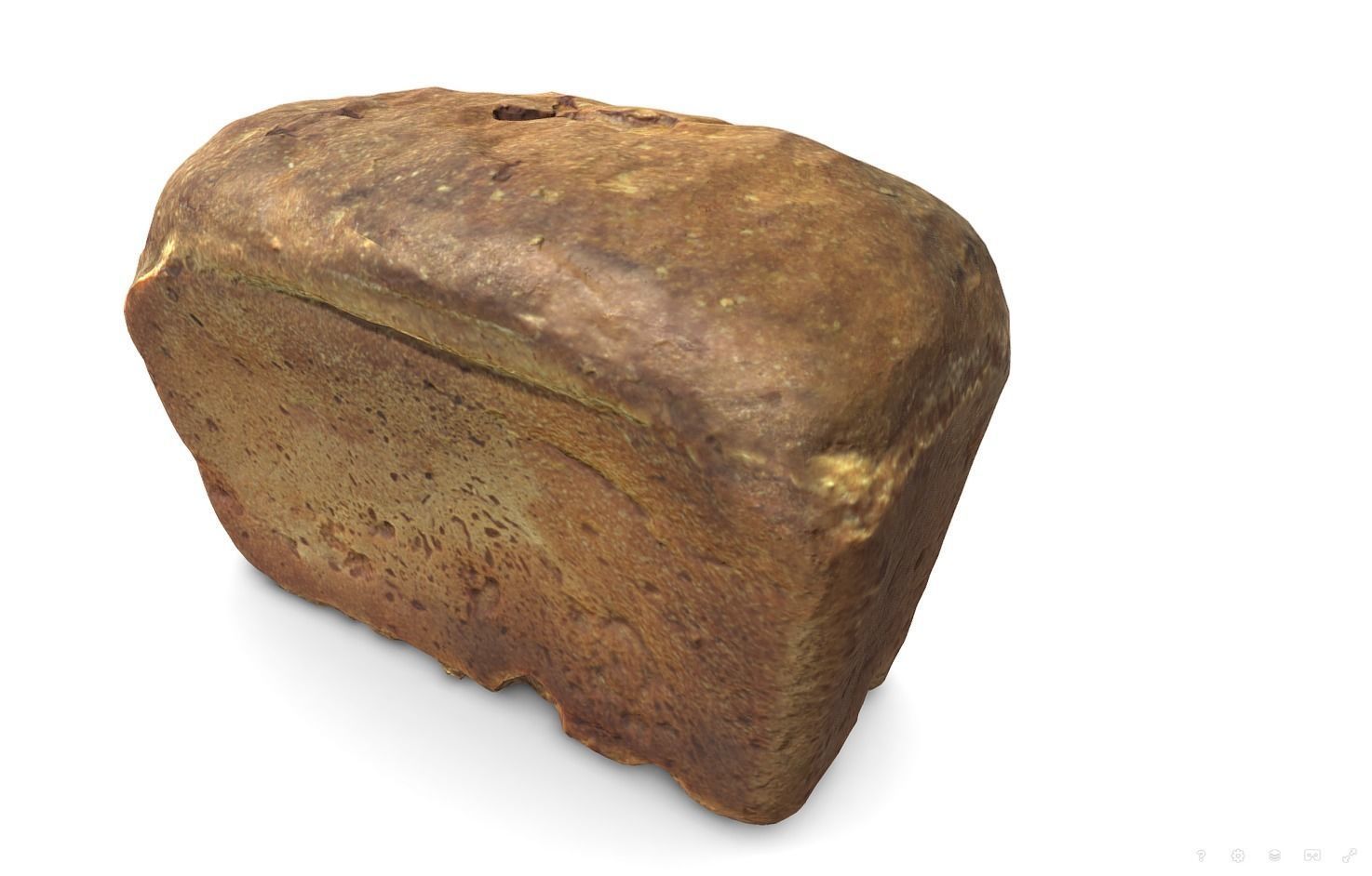 3d scans collection flour bread 3D Low-poly 3D model_37