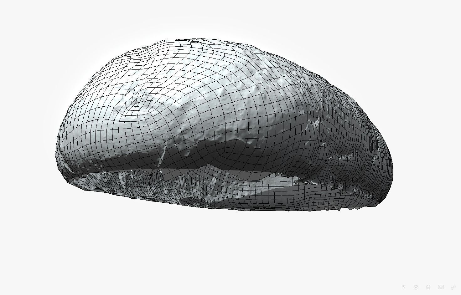 3d scans collection flour bread 3D Low-poly 3D model_52