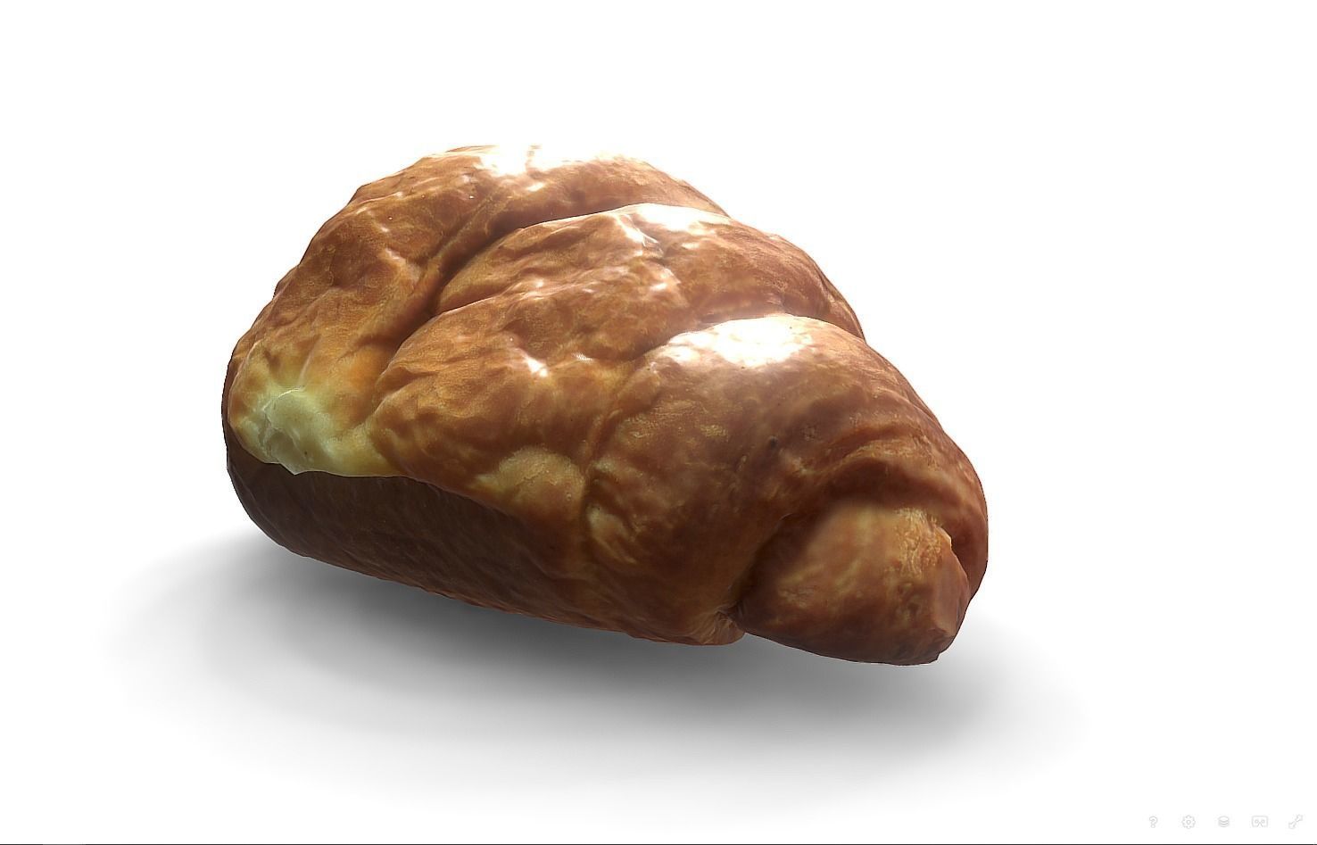 3d scans collection flour bread 3D Low-poly 3D model_58