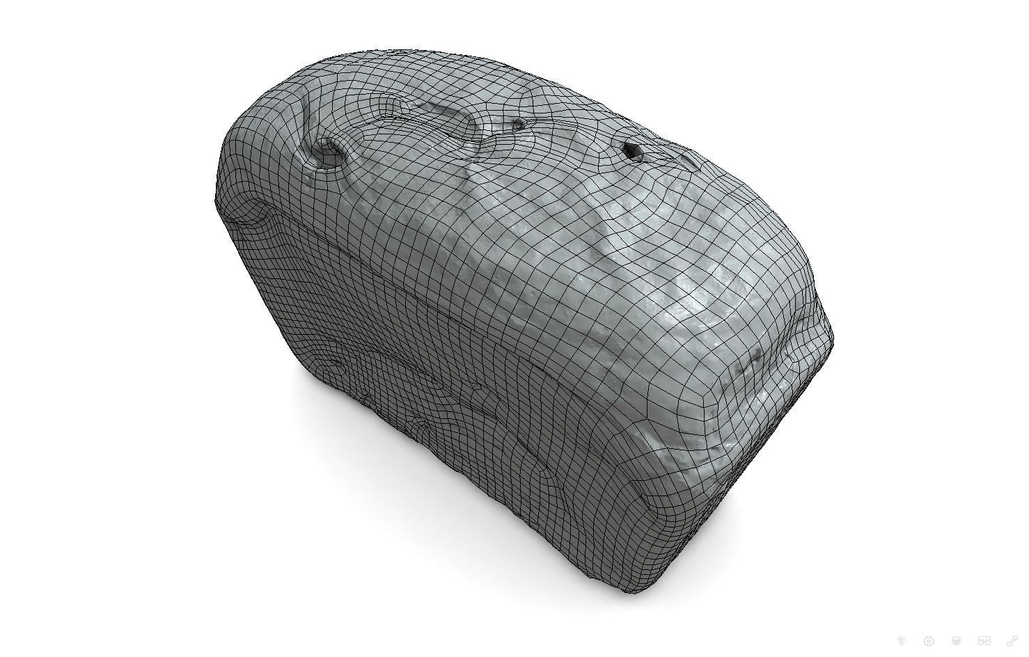 3d scans collection flour bread 3D Low-poly 3D model_40