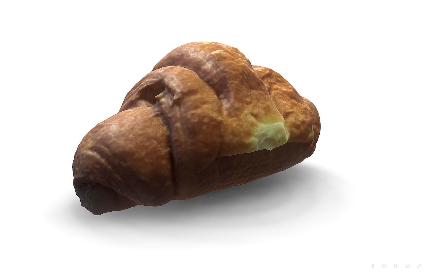 3d scans collection flour bread 3D Low-poly 3D model_60