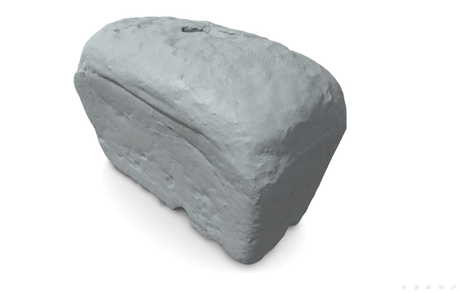 3d scans collection flour bread 3D Low-poly 3D model_35