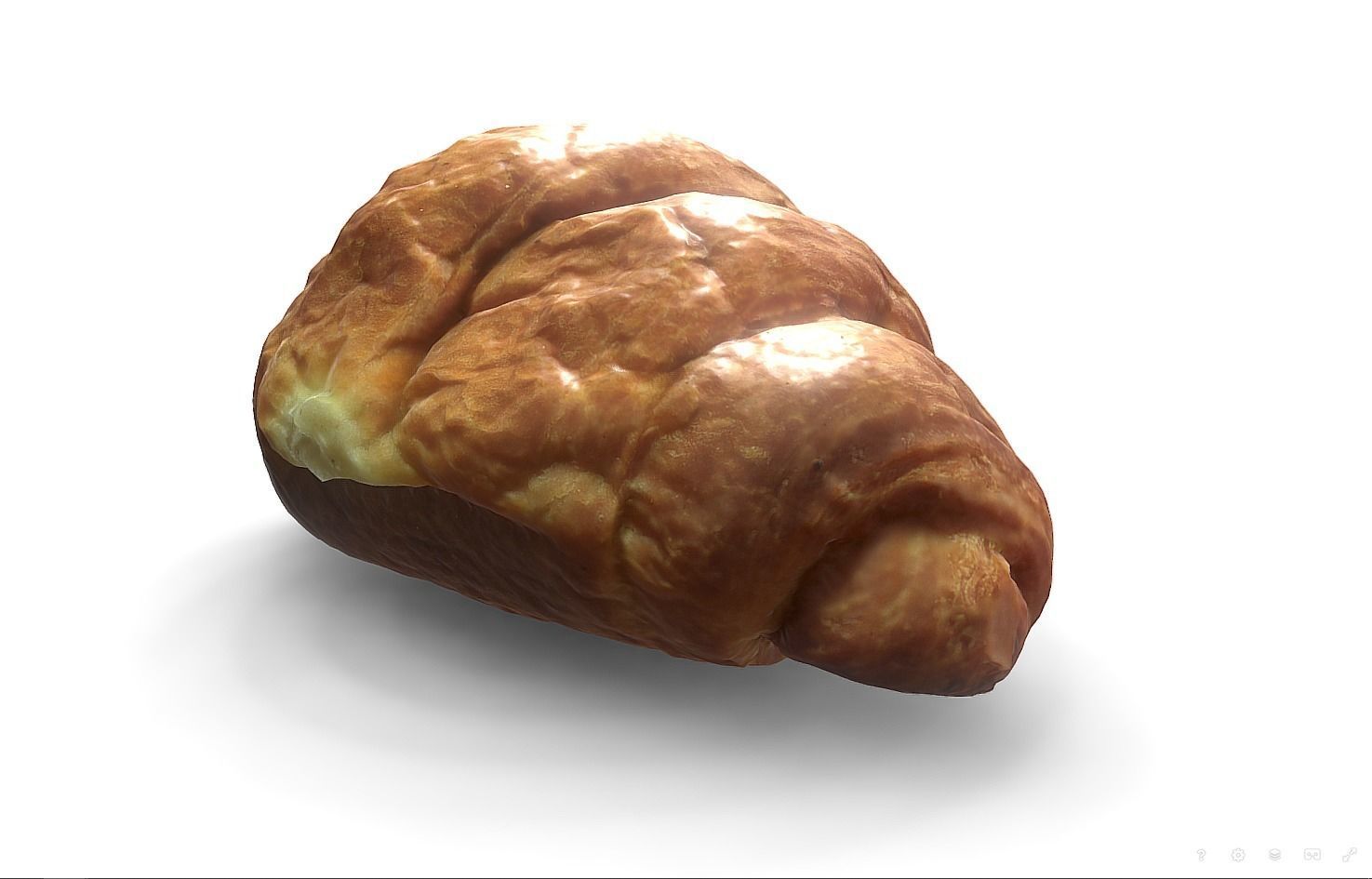 3d scans collection flour bread 3D Low-poly 3D model_67