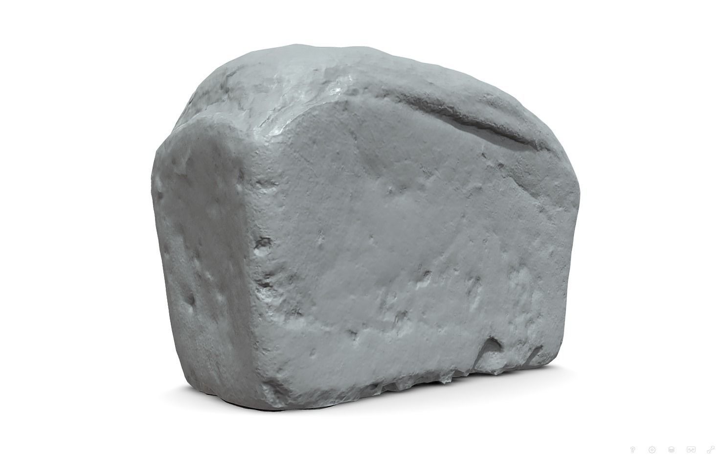 3d scans collection flour bread 3D Low-poly 3D model_44