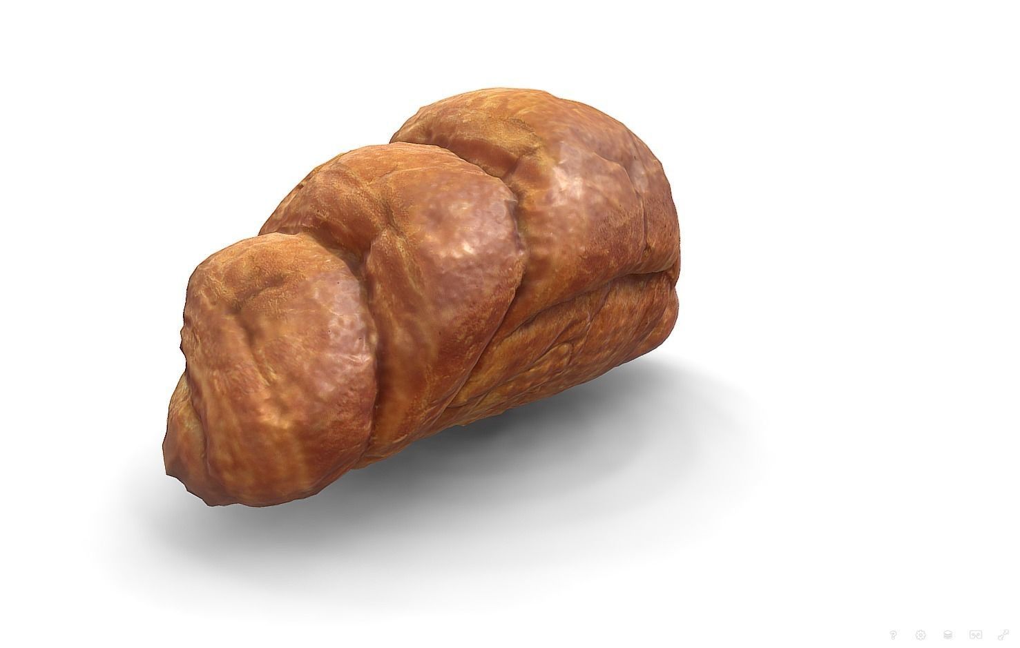 3d scans collection flour bread 3D Low-poly 3D model_62