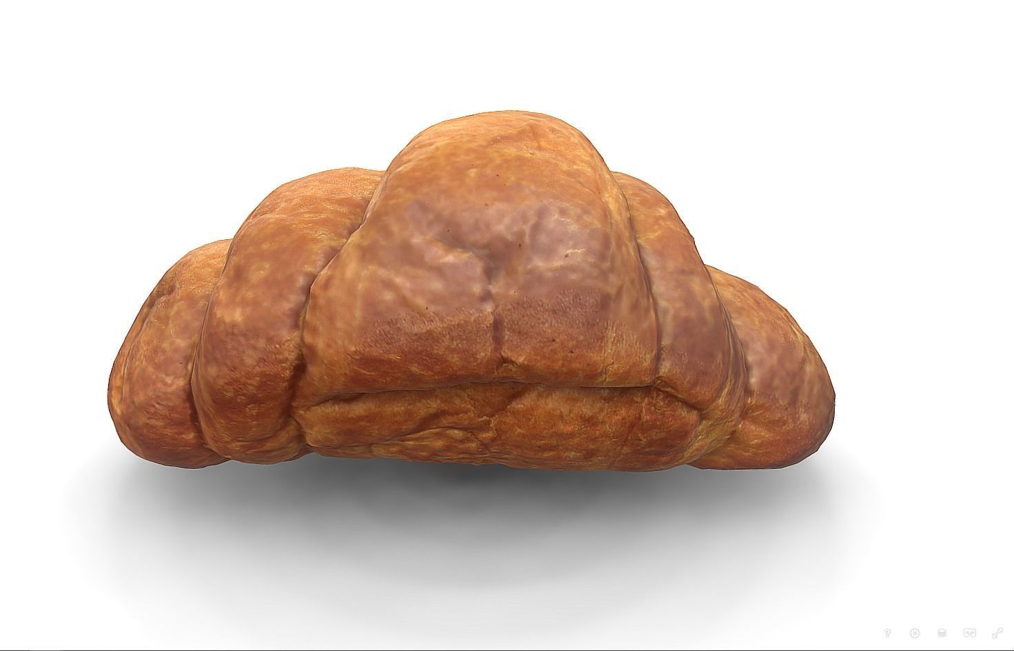 3d scans collection flour bread 3D Low-poly 3D model_66