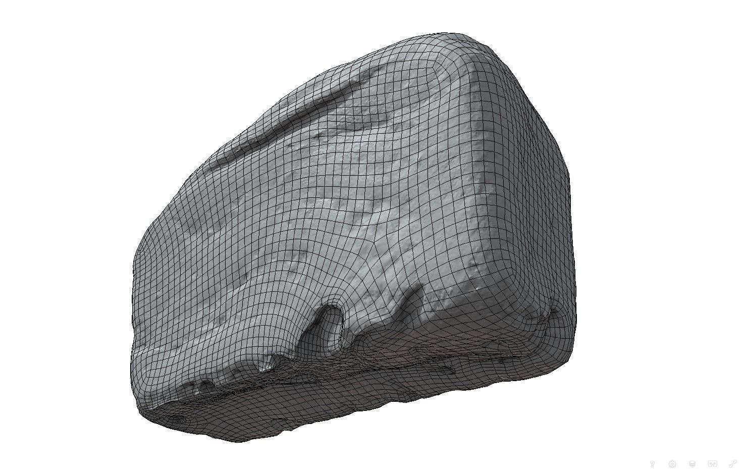 3d scans collection flour bread 3D Low-poly 3D model_41