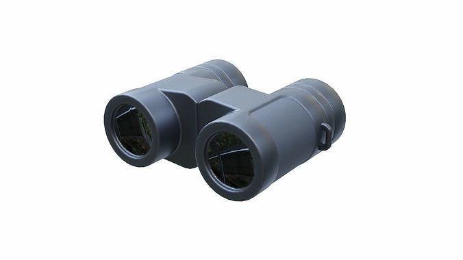 Simple Binoculars Free low-poly 3D model