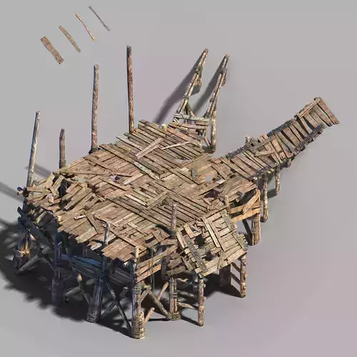 Surface-Yellow River Dam-Horizontal Surface 01