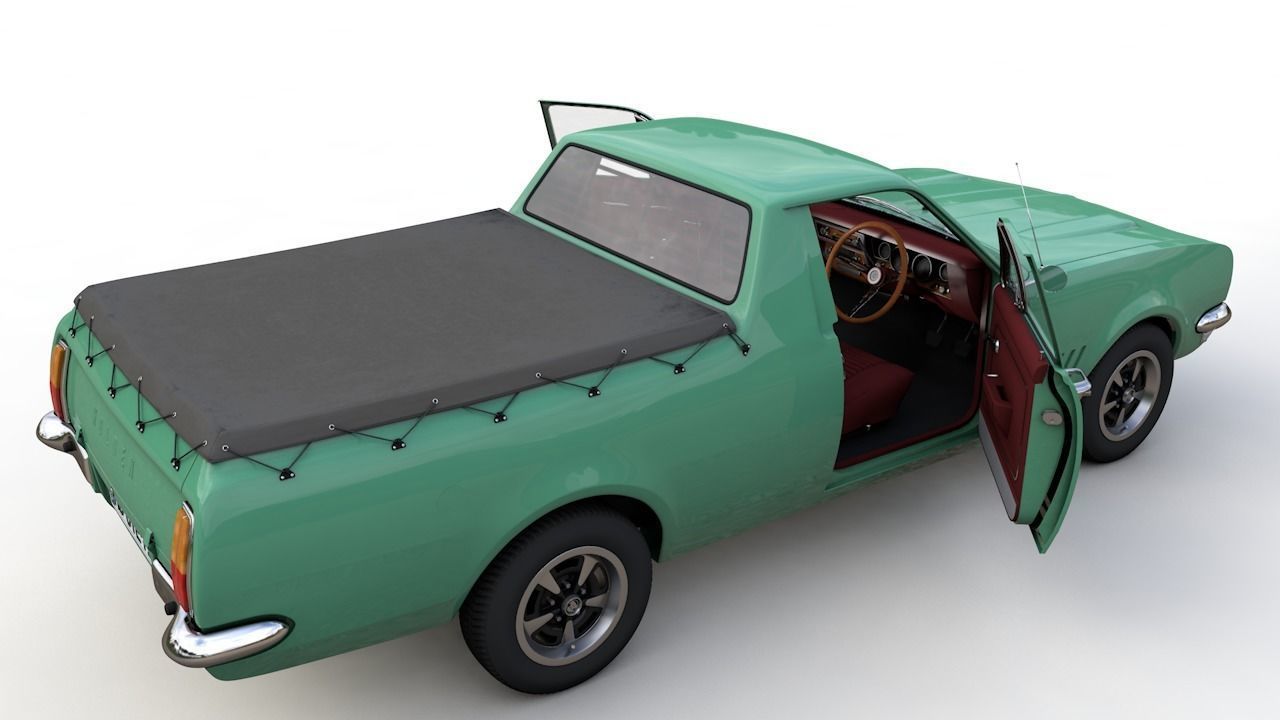 HOLDEN HG UTE GTS 1971 3D model_8