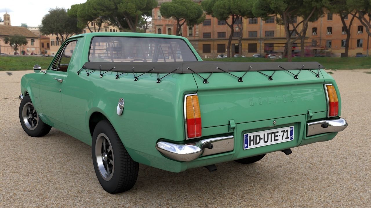 HOLDEN HG UTE GTS 1971 3D model_3