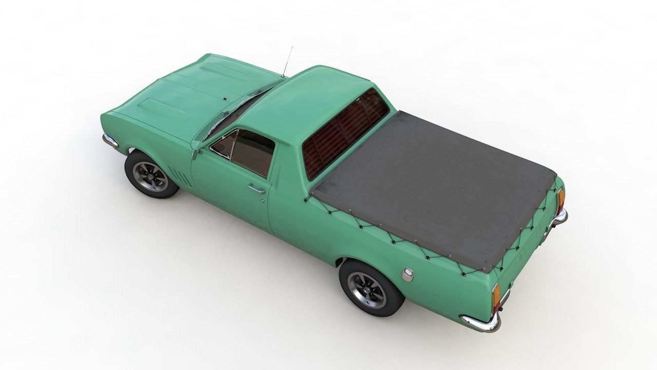 HOLDEN HG UTE GTS 1971 3D model_14
