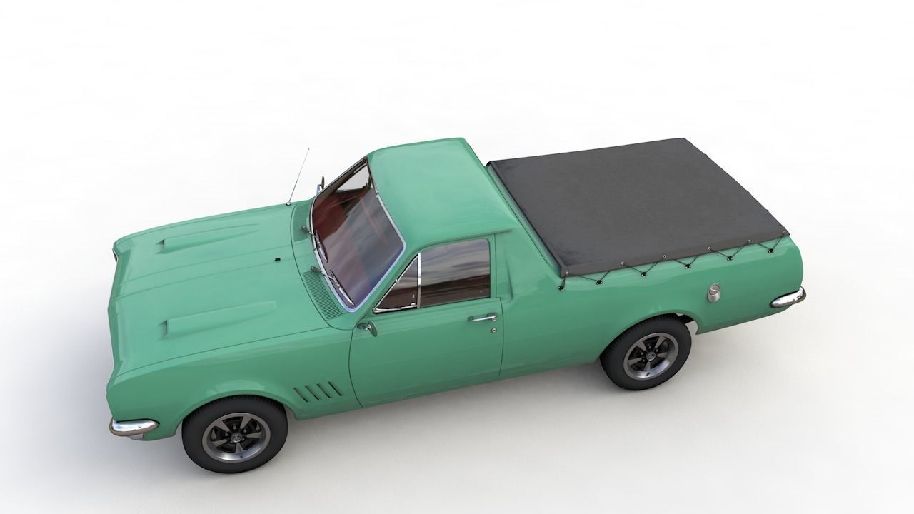 HOLDEN HG UTE GTS 1971 3D model_5