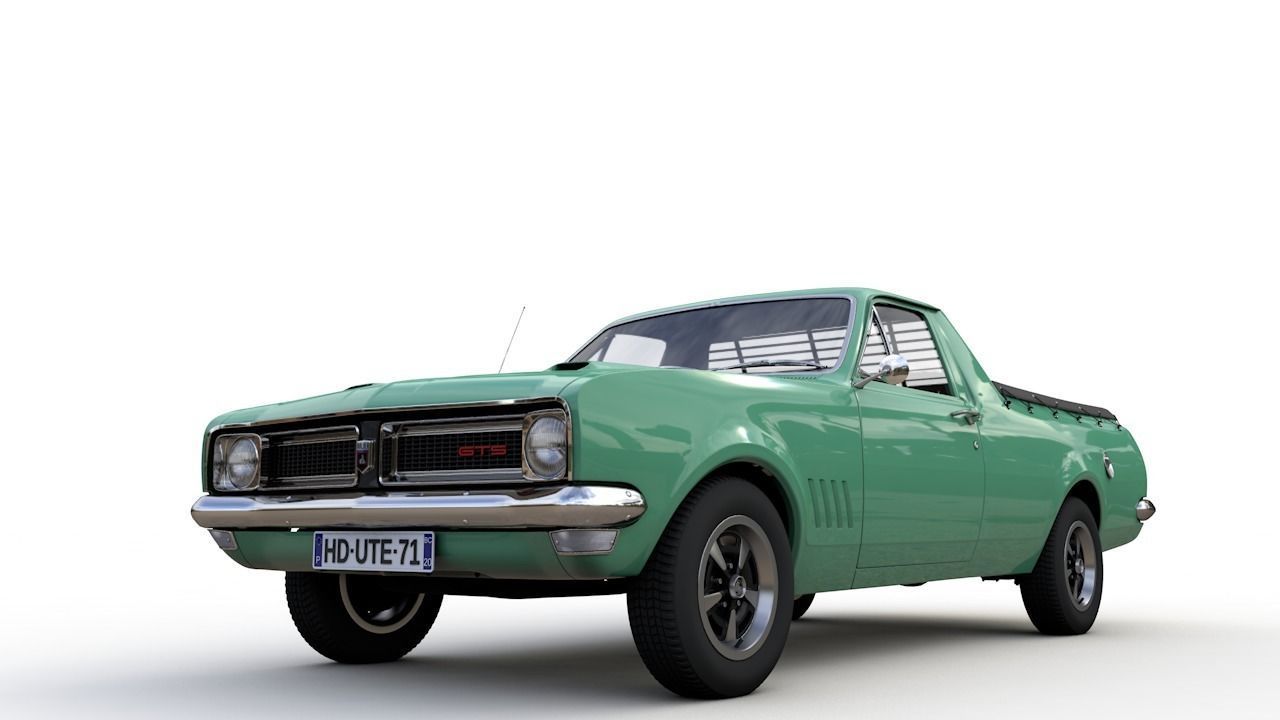 HOLDEN HG UTE GTS 1971 3D model_19