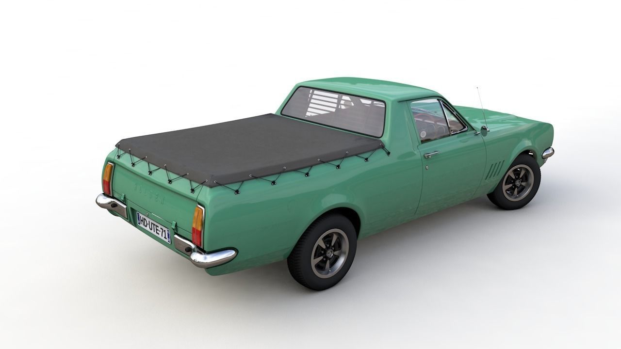 HOLDEN HG UTE GTS 1971 3D model_9