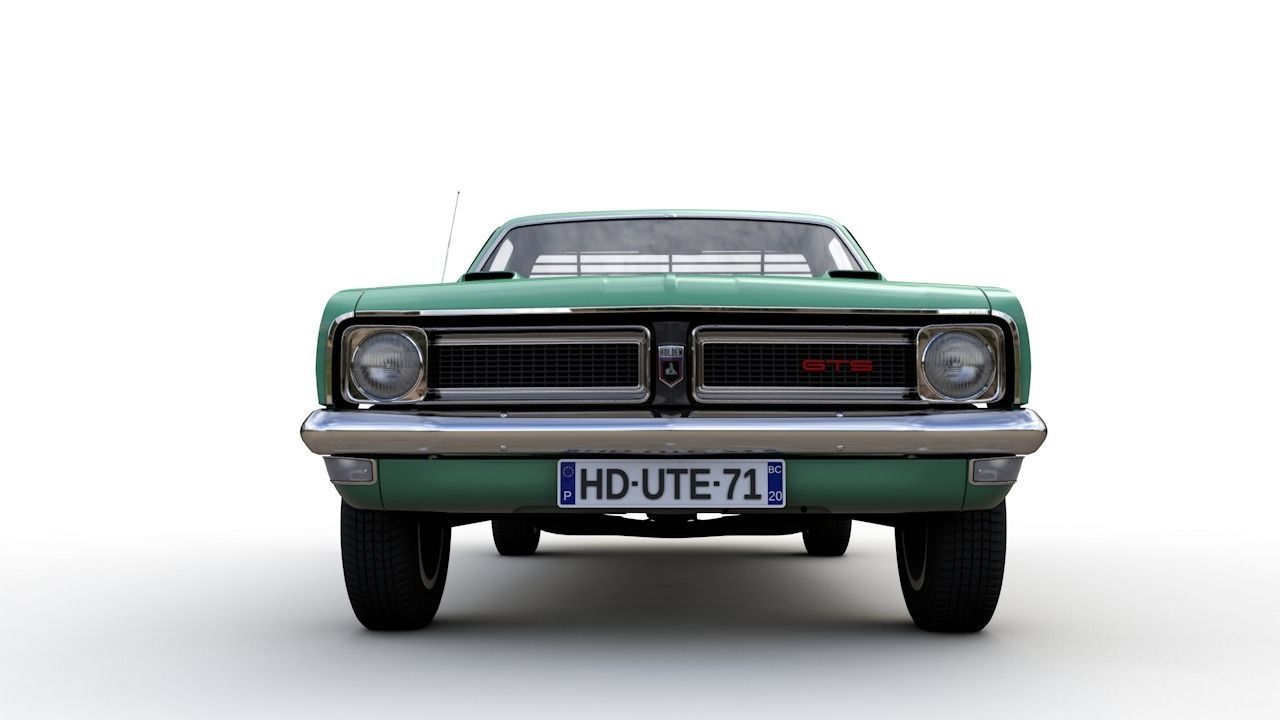 HOLDEN HG UTE GTS 1971 3D model_22