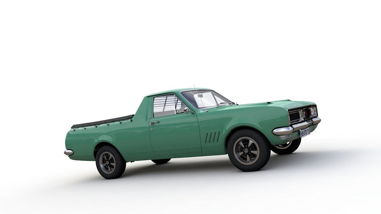HOLDEN HG UTE GTS 1971 3D model_16