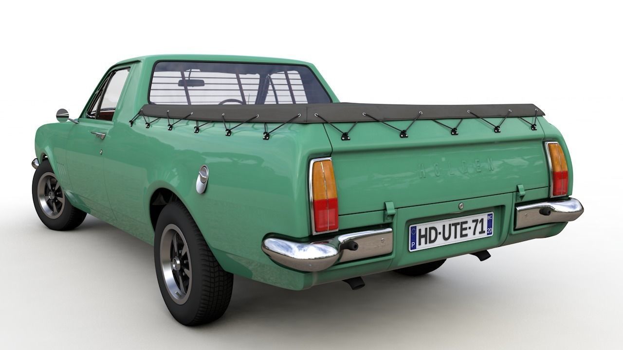 HOLDEN HG UTE GTS 1971 3D model_2