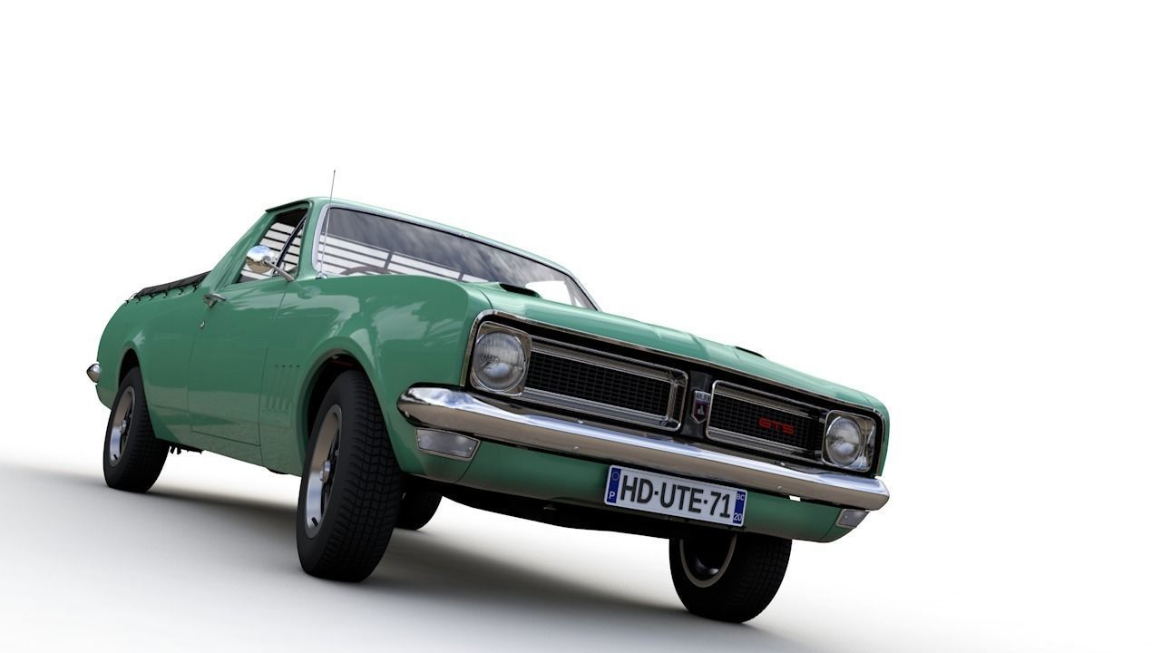 HOLDEN HG UTE GTS 1971 3D model_17