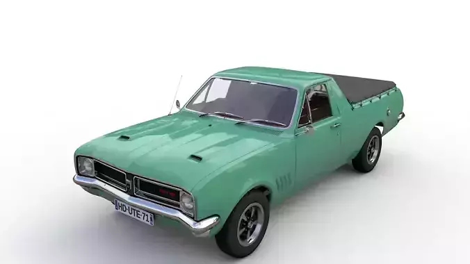HOLDEN HG UTE GTS 1971 3D model