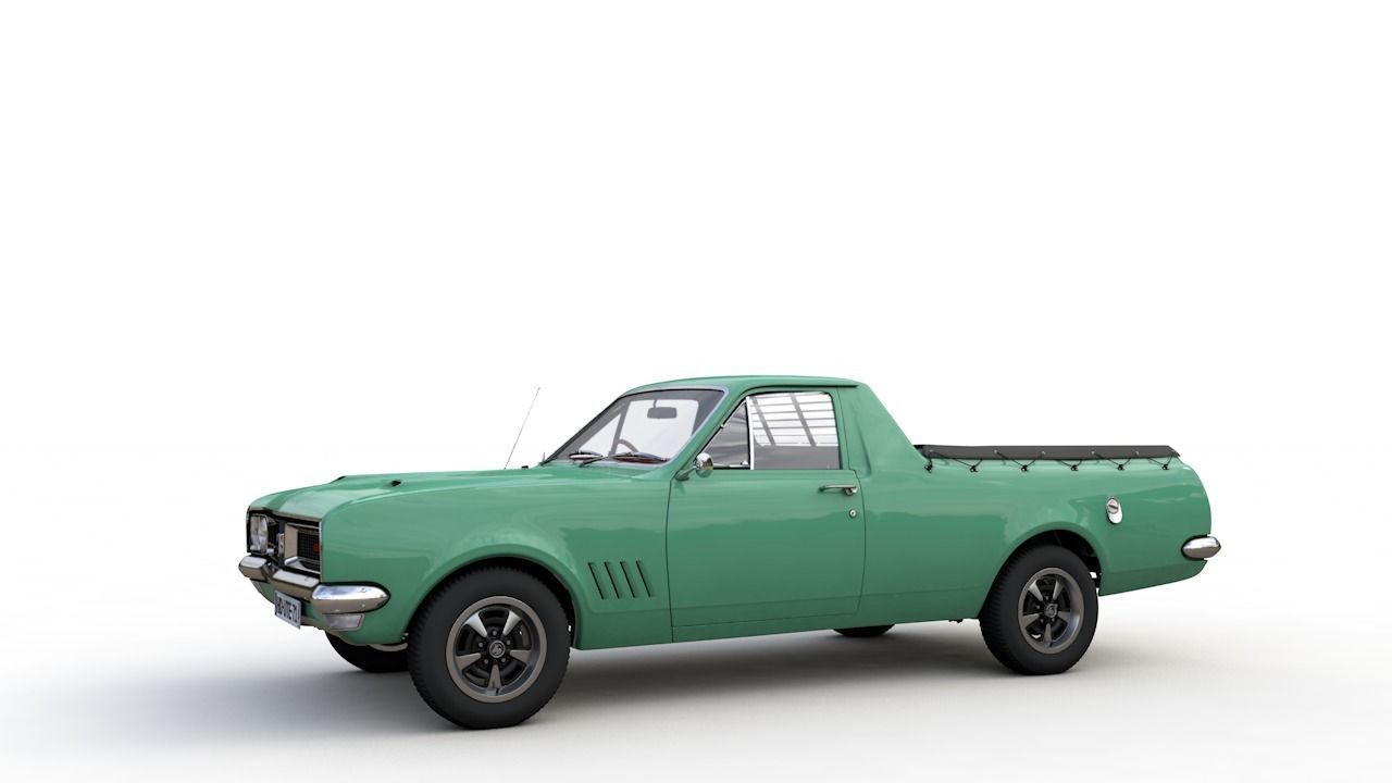 HOLDEN HG UTE GTS 1971 3D model_20