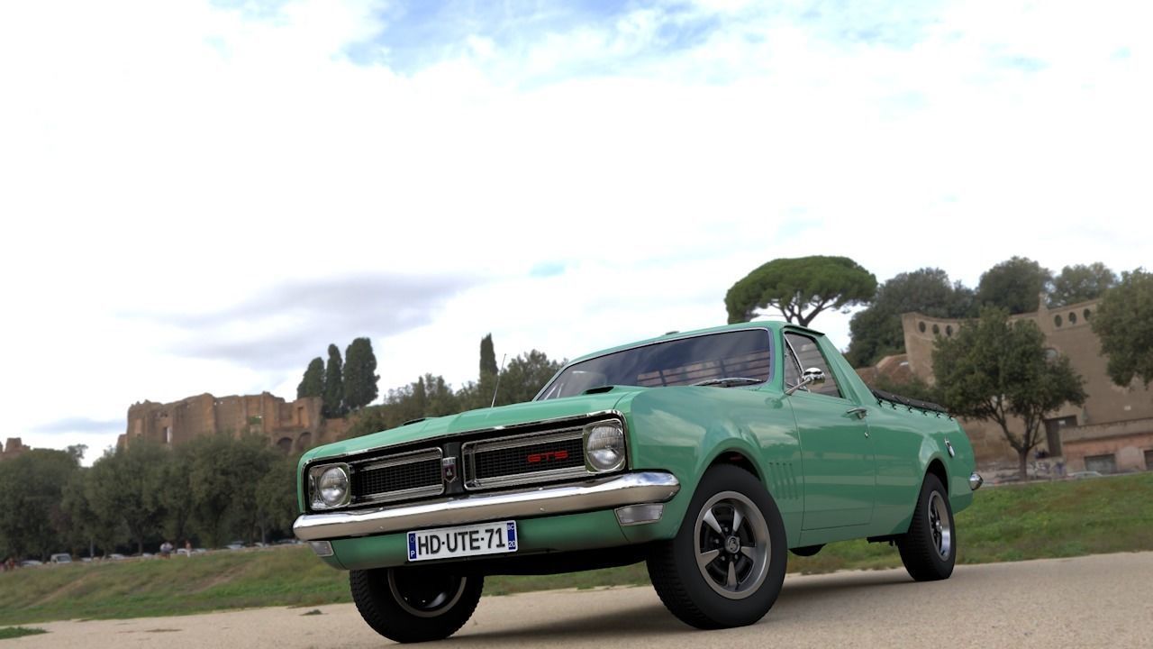 HOLDEN HG UTE GTS 1971 3D model_12