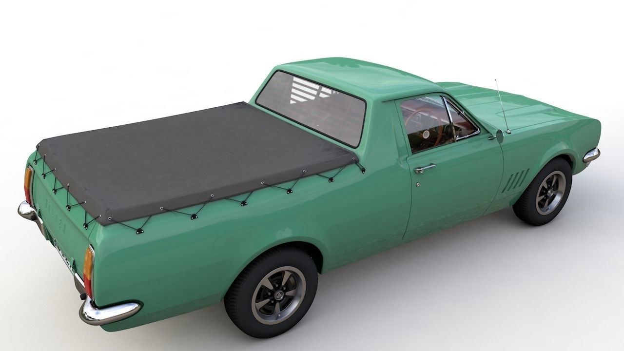 HOLDEN HG UTE GTS 1971 3D model_7