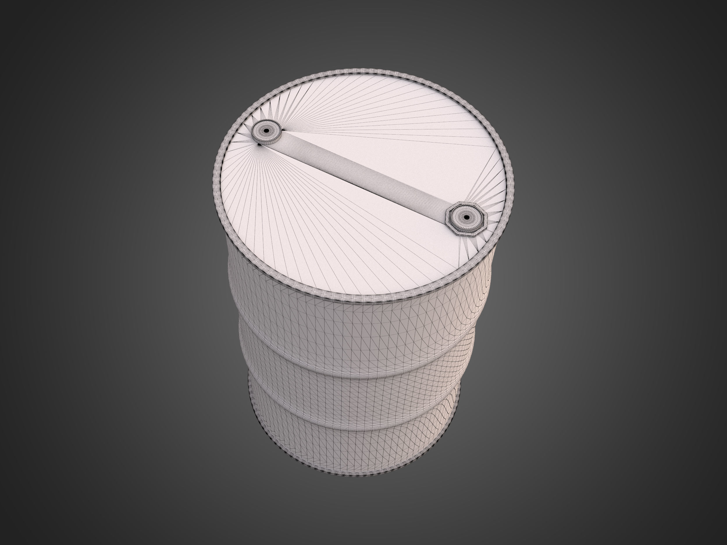 Oil Barrel 3D model_3