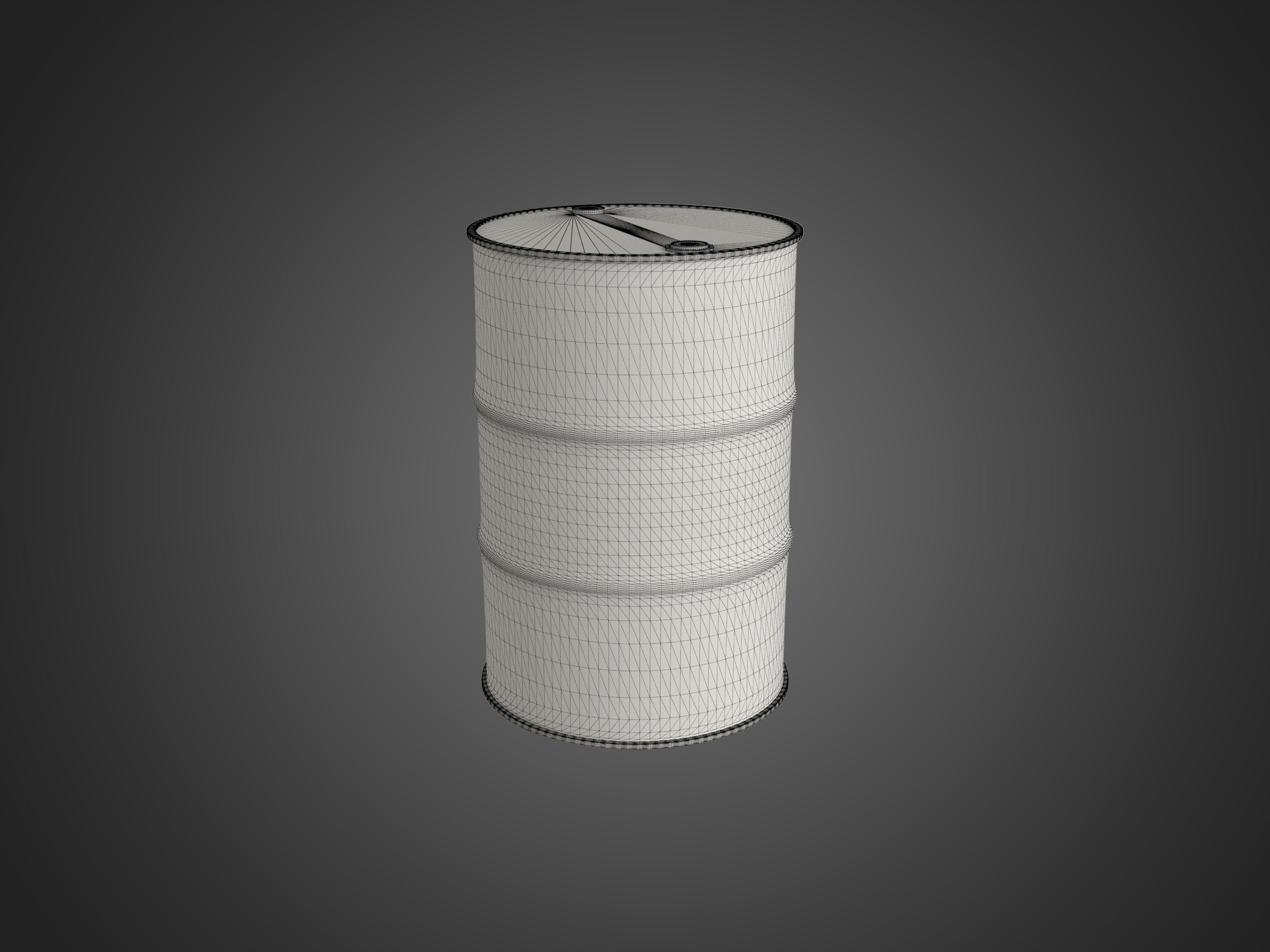 Oil Barrel 3D model_6