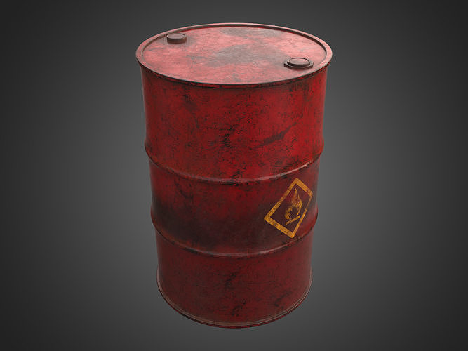 Oil Barrel 3D model