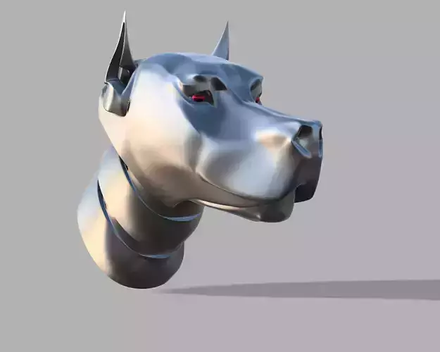 Robot Dog Head 3D print model