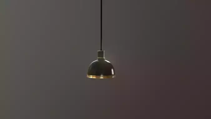 Lamp 3D model pendant