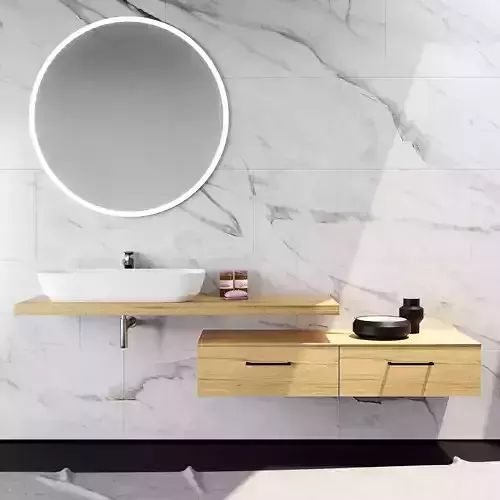 Bathroom furniture set 04