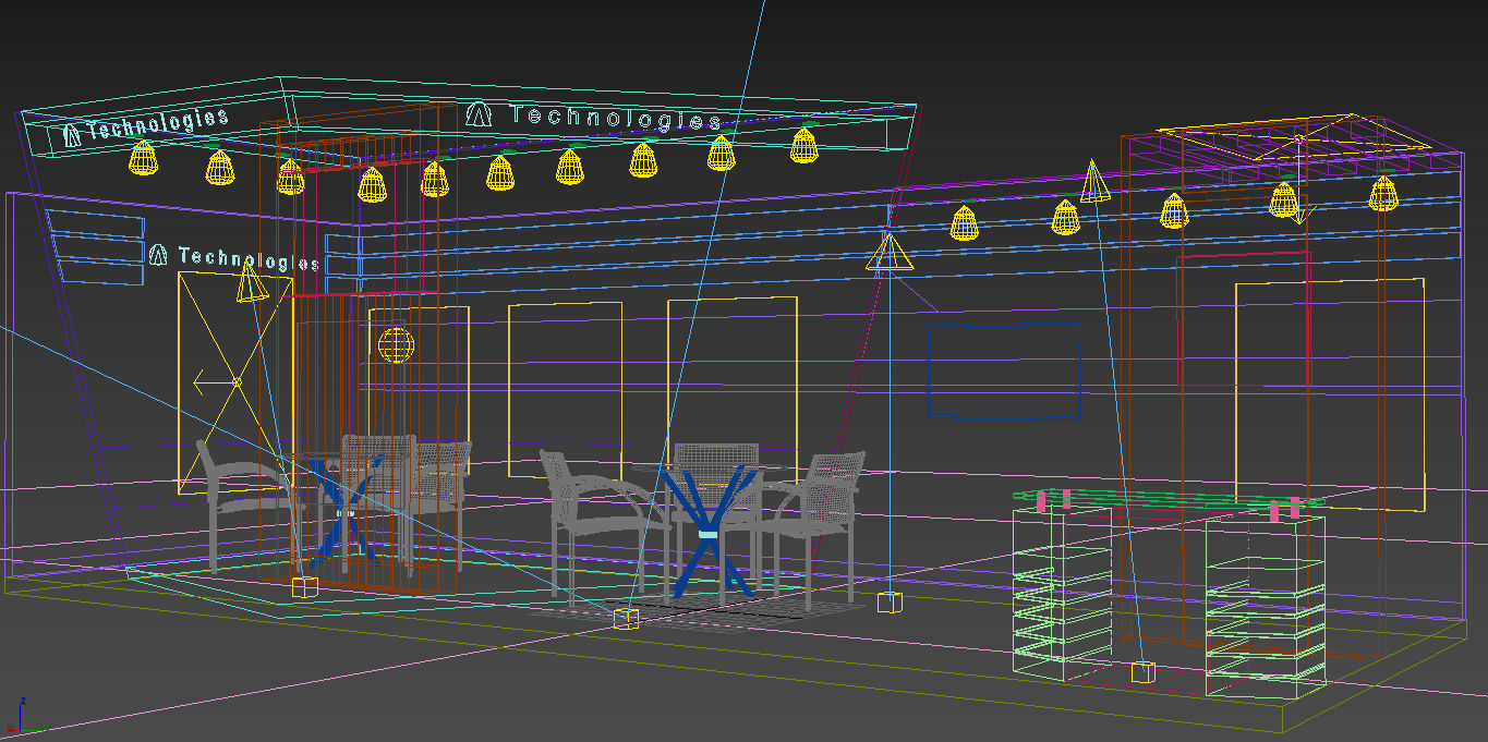Exhibition Stand 3D model_6