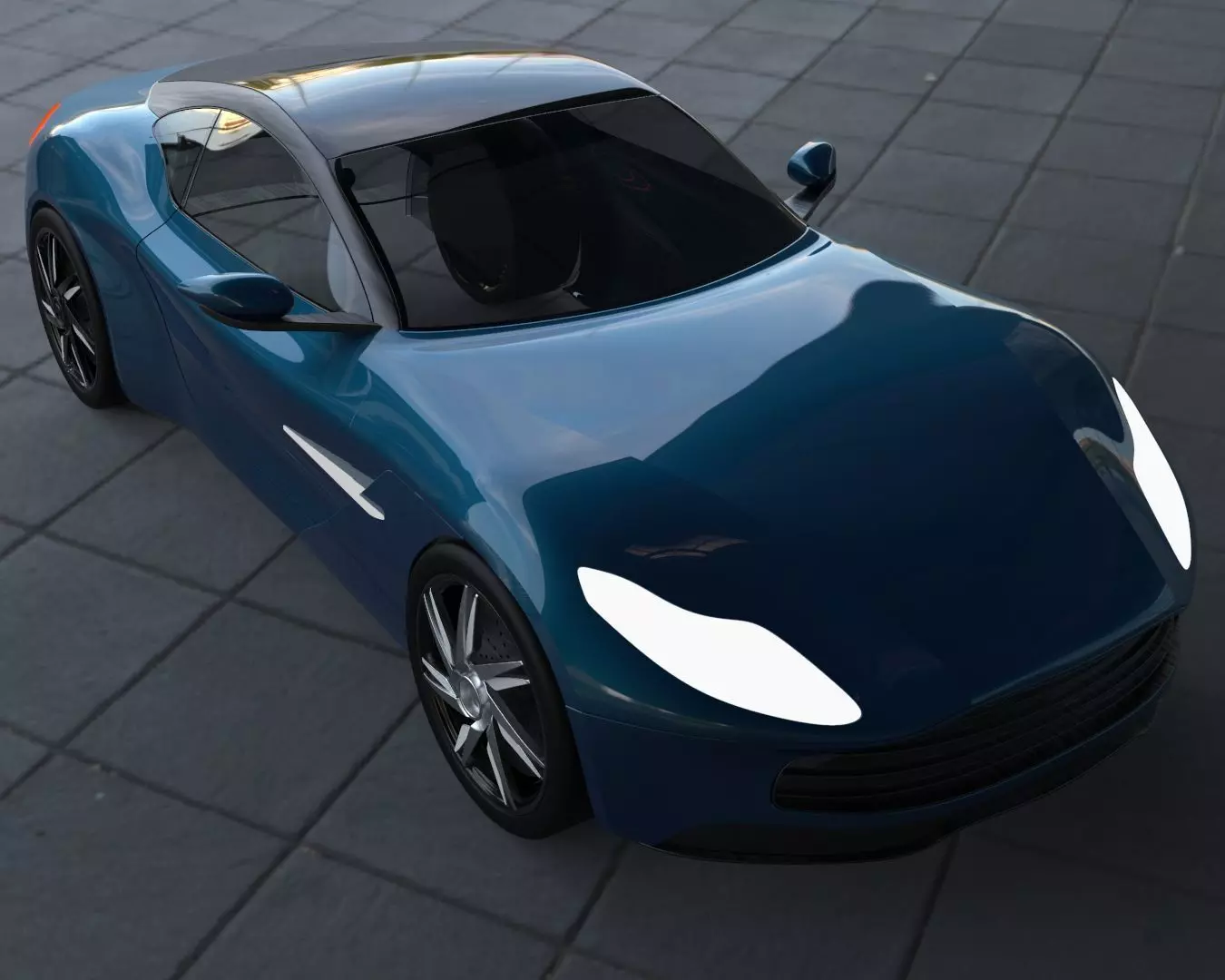 Car Rendering 3D model_0